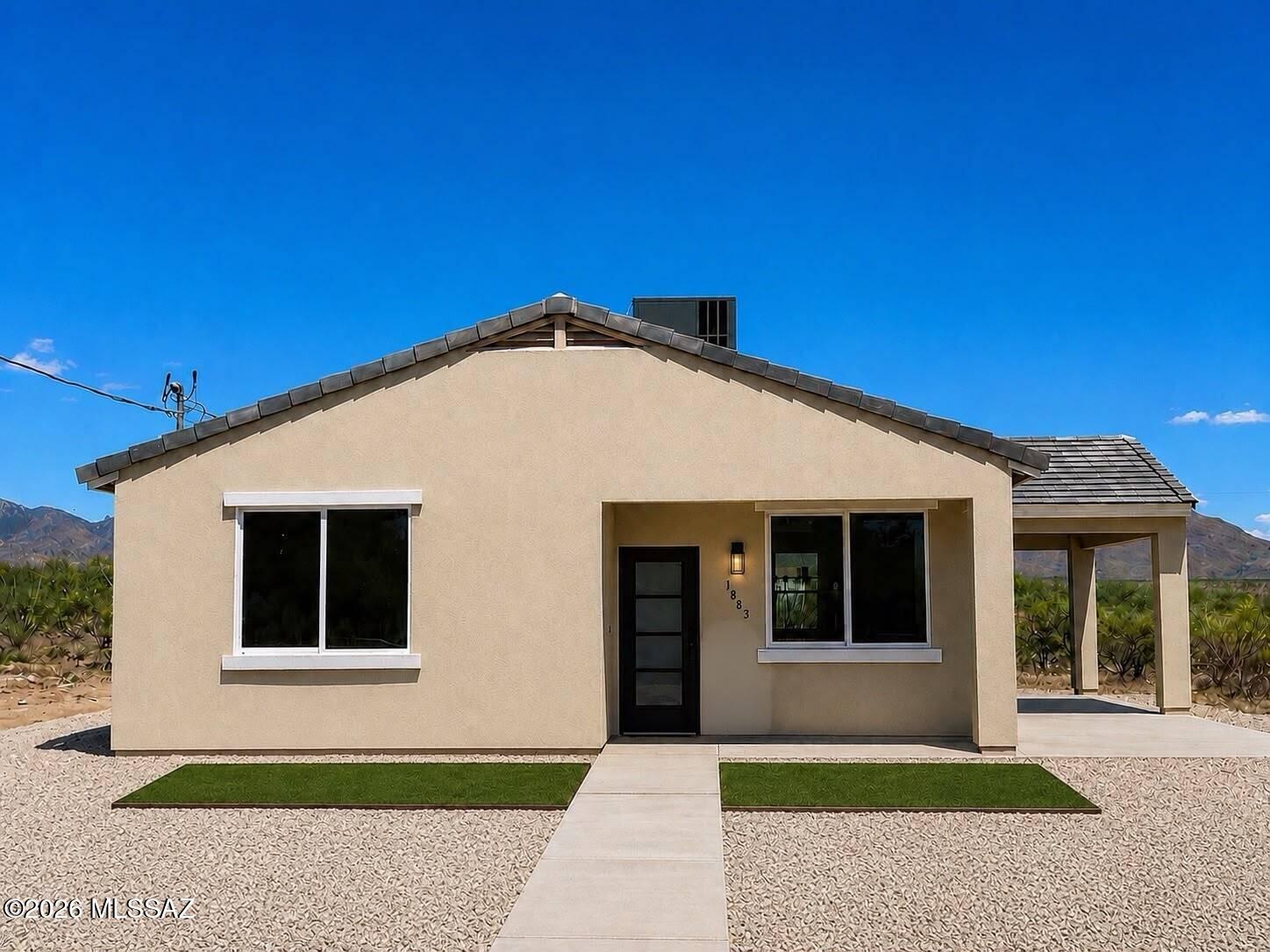 Incredible Opportunity New Construction Eligible for 0% down with USDA featuring 3 bedrooms, 2 bathrooms, beautiful mountain views. Sitting on 0.47 acres on a premium lot this beautifully open concept kitchen with plenty of space, granite counter tops and dining area. Walk-in shower located in the Principal bedroom and granite counter tops. Ceramic tile flooring throughout the house. This home has 1,468 Sq Ft. No HOA. This is your New Home DO NOT let this home go and make an appointment to see it Today before is too late.