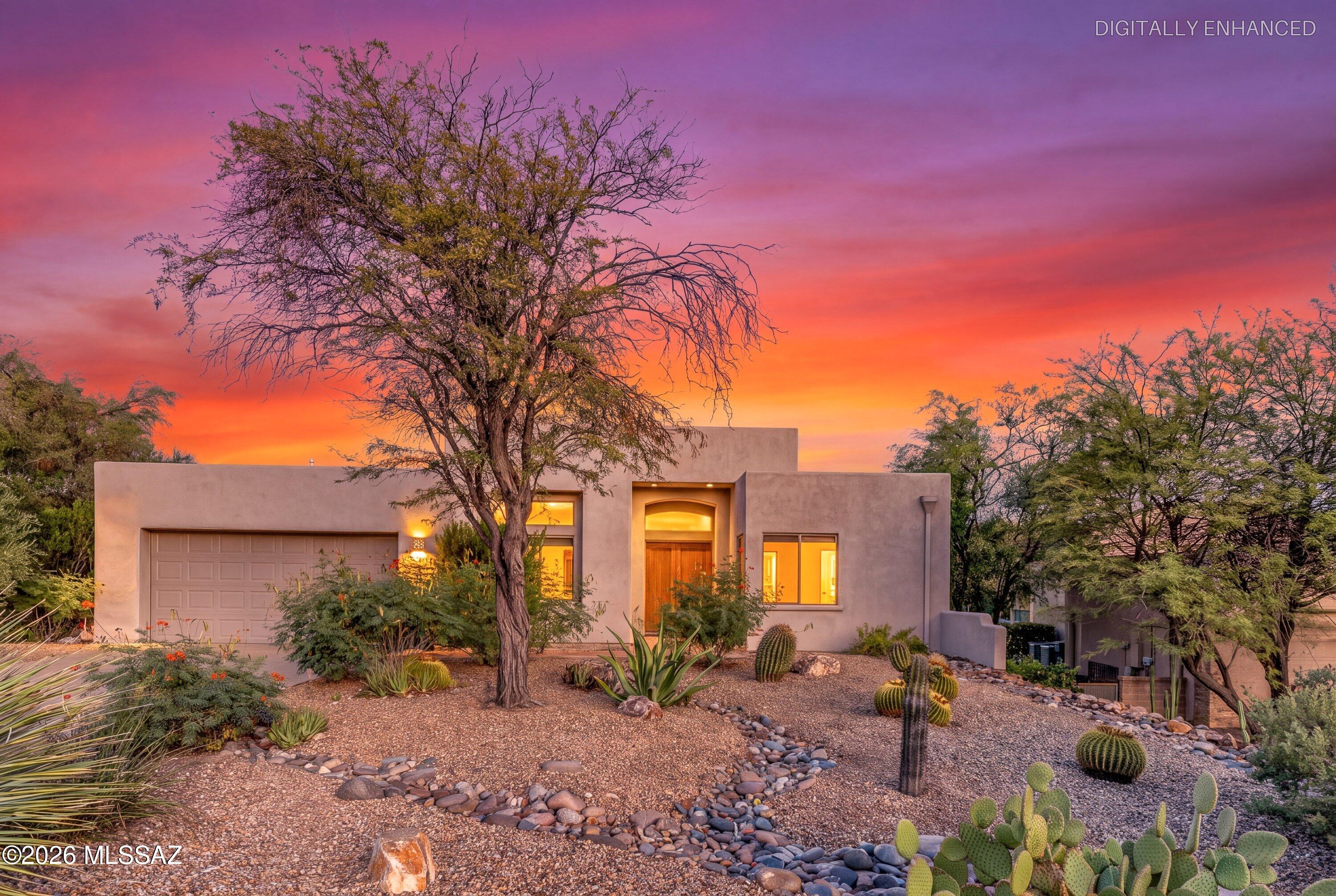 Stunning home in sought-after gated, Foothills Fairfield neighborhood of Bonita Ridge. Boasting gorgeous landscaping, impressive entrance with 8ft, oversized doors. Open & bright foyer & open home with stunning feature windows showcasing jaw dropping views. Open kitchen equipped with ample cabinetry, a well-maintained double oven & a pantry closet. The primary suite is a true retreat, soaring ceilings with skylights throughout & a luxurious ensuite with dual vanities, a walk-in shower & a walk-in closet with custom fittings. The spacious den features custom built-ins, perfect for a home office or library. Guests will feel right at home in the guest bedroom complete with a full bath featuring a shower-tub combo. Additional features include a convenient laundry room and [SEE MORE] an oversized garage with abundant storage. 2 year old HVAC, newer hot water heater & roof on amazing lot with spectacular views. Situated on a gorgeous lot, this home offers the perfect blend of architectural detail and modern convenience. Close to shopping, recreation, hiking and District 16 schools.