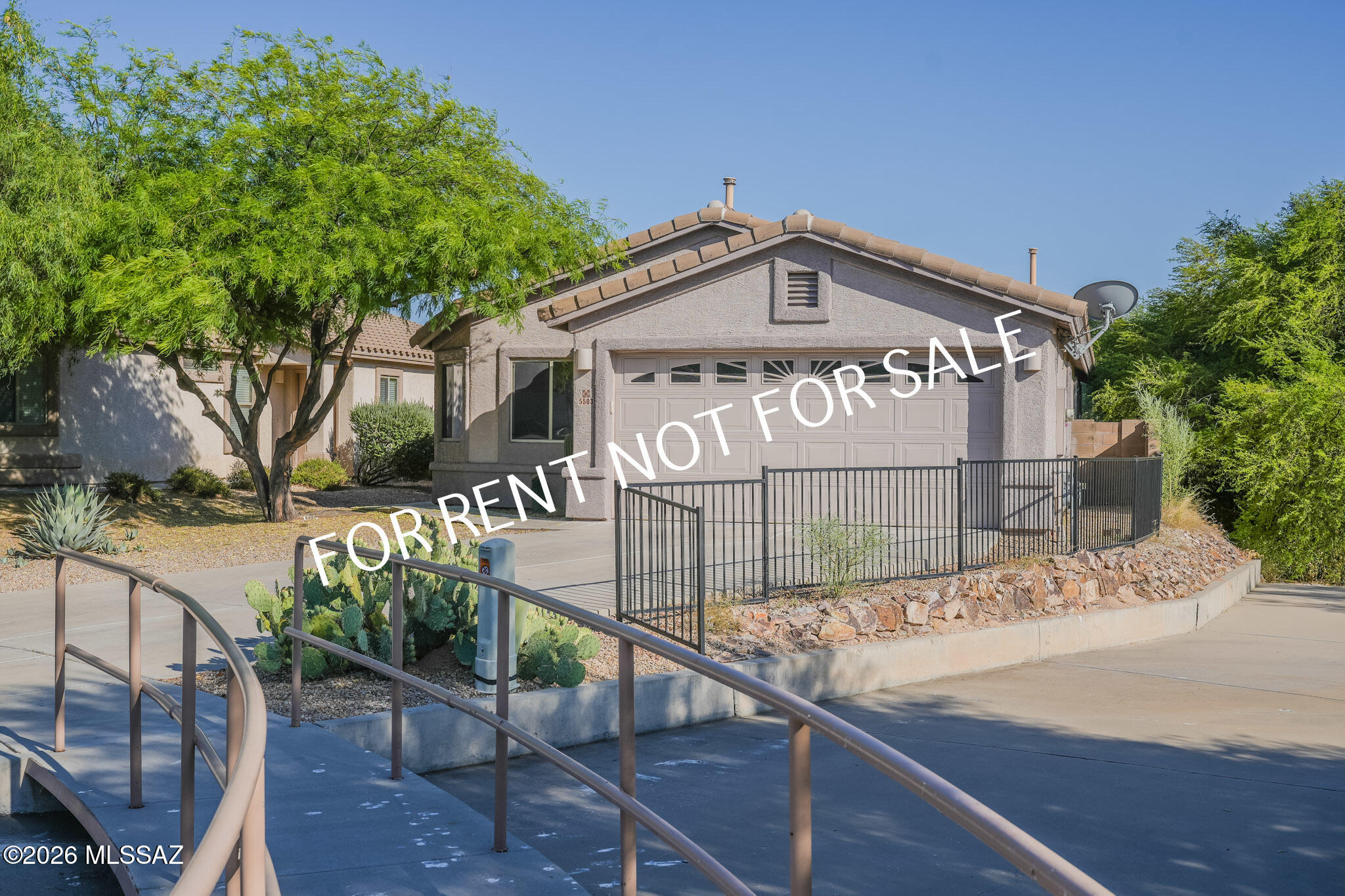 AVAILABLE 05/22/2026 BUILT 2007 4 BED 2 BATH - 1538 SQ.FT. charming home located in The Villages at Dove Mountain Community. Lovely kitchen with Corian countertops, maple cabinets, black appliances  Appliances included: gas oven/stove, refrigerator, built-in-microwave, dishwasher, w/d hook-ups. This home offers 4 spacious bedrooms, split bedroom floor plan with master bedroom suite with en-suite bathroom with garden tub, shower and walk-in-closet. The backyard adjoins a lush natural desert area. Relax and enjoy this private back yard with a sparkling pool. WEEKLY POOL SERVICE INCLUDED. Enjoy the convenience of a community park with tennis courts, basketball courts, dog park and area to walk. Pets are subject to approval. 
*Please visit our website for SECURITY DEPOSIT AMOUNT AND OTHER FEE