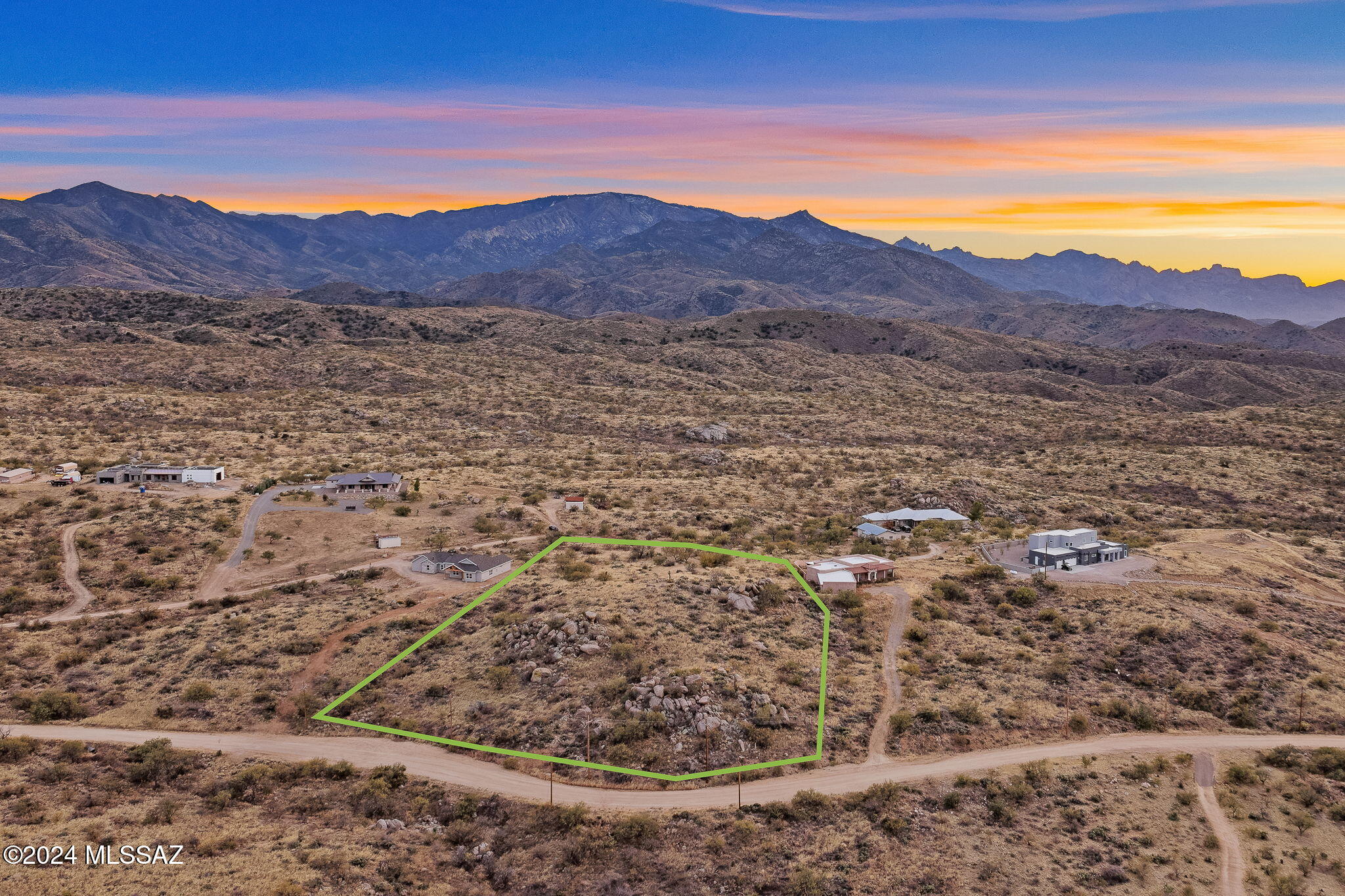 BEST VALUE and a rare find in Oracle! This 3.5 acre parcel commands 360 degree jaw-dropping views, in one of the most coveted locations In Loma Linda Estates. No manufactured homes allowed on this exclusive lot, which is adjacent to state land and surrounded by custom homes. THE VIEWS are SIMPLY STUNNING. This parcel has several potential building sites, and with its gentle sloping terrain and elevation, it is the perfect location to build your dream home! Water and electric are close by, and feel free to bring your horses! This is the last lot to be built out in the immediate neighborhood, and your last chance to feel how peaceful life can be. It's time to make dreams come true, and come enjoy cooler temperatures, the serenity of nature , and all that the charming town of Oracle offers!