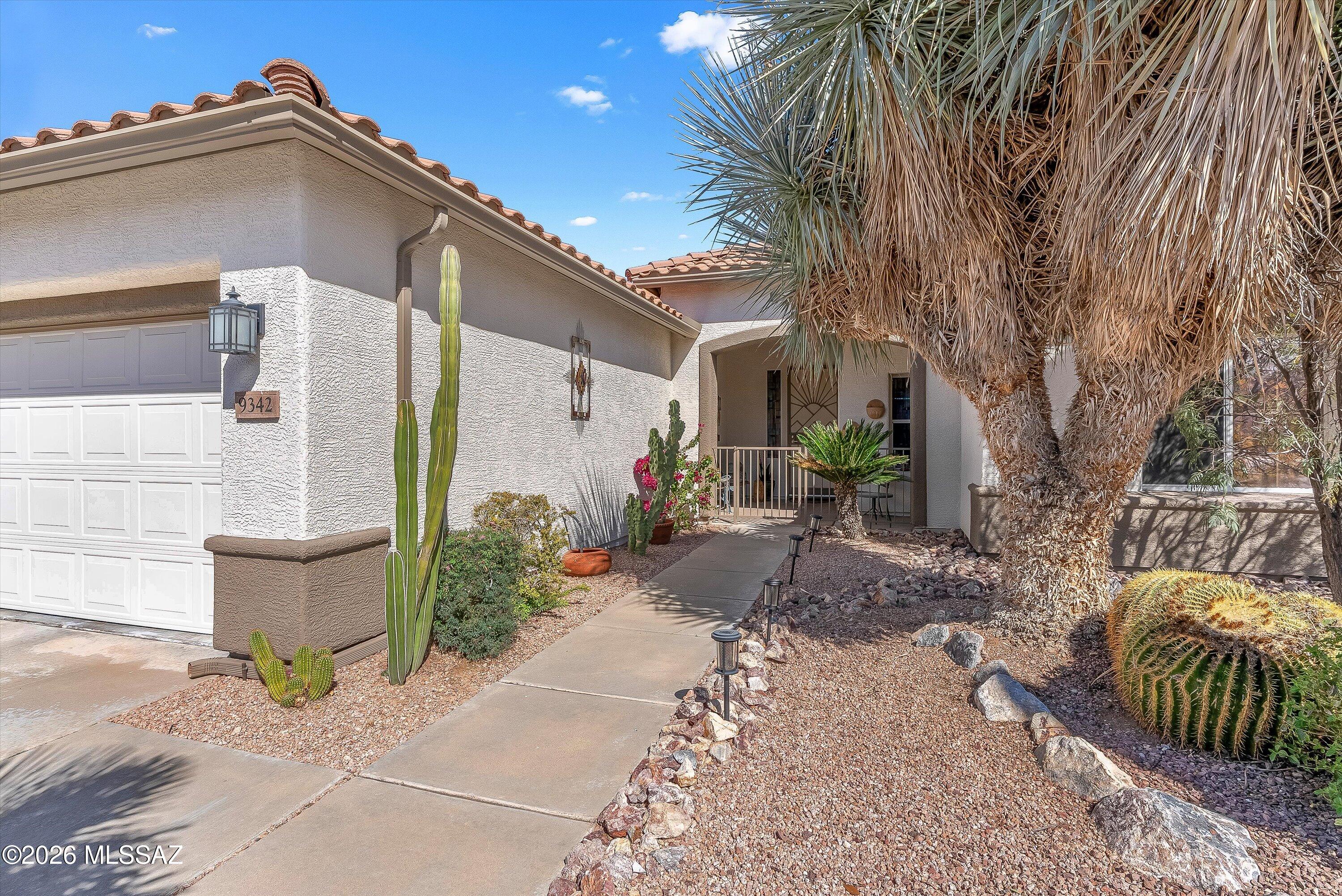 This is one of the most upgraded and well maintained San Carlos models in the Del Webb community of Sunflower. A corner lot with an extended length garage, is just gets better from there. In the last five years, the kitchen and both bathrooms have been upgraded and remodeled including new top brand appliances. Painted inside and out. Newer roof, water heater, and irrigation system. It truly is a must see; 2 bedroom, 2 bath, with den with 1480 SqFt, to really  appreciate it fully. Close to the Sunflower amenities, shopping, and dining! Easy access to I-10. More than move in ready!