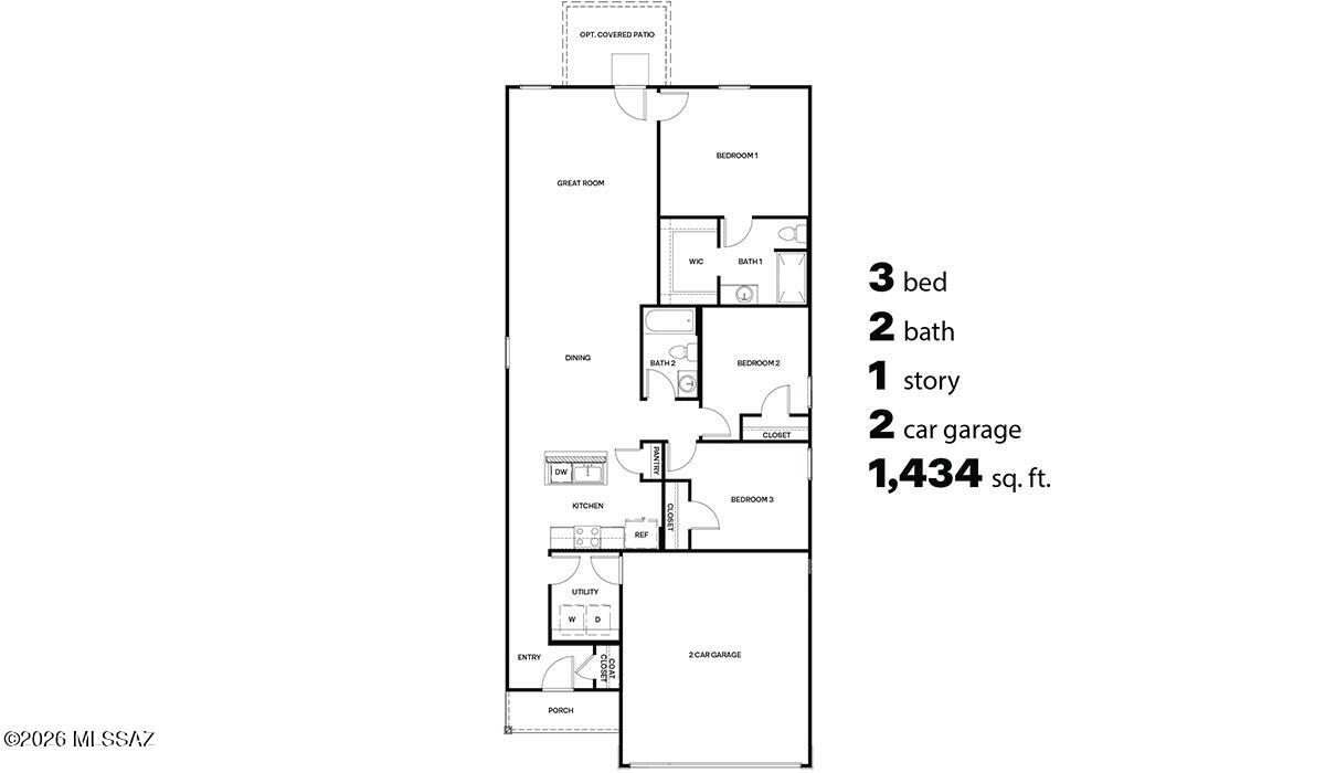 This home is under construction. Welcome to The Cedar at Red Rock Village by D.R. Horton in Red Rock, AZ! This 1,434 sq. ft. home features an open-concept layout with a spacious great room, modern kitchen, and private primary suite with walk-in closet and ensuite bath. Two additional bedrooms offer flexibility, and the utility room adds everyday convenience. Enjoy scenic mountain views from the backyard and smart home features throughout. Red Rock Village offers a pool, water slide, parks, sports courts, and nearby Red Rock Elementary (K-8)--a vibrant, friendly community!