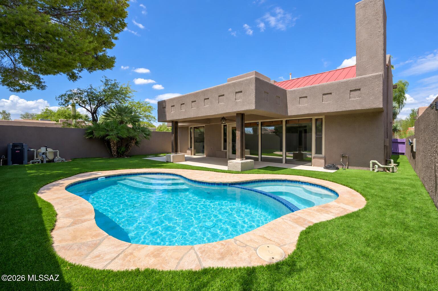 Priced Below Market for a Quick Sale!

Beautifully updated 4-bedroom, 3-full-bath home with a private pool in a convenient Central Tucson location near the University of Arizona, Banner-University Medical Center, shopping and dining. Over $60K in recent improvements include wood-look vinyl flooring throughout with no carpet (2022), remodeled kitchen (2024), new roof (2025), updated bathroom with shower (2023), and a remodeled patio with low-maintenance artificial turf (2025). The pool features a new pump and filter for added peace of mind. With 2,127 sq ft, a 2-car garage and three full bathrooms, this home offers flexible living space plus major updates already completed. Move-in ready.