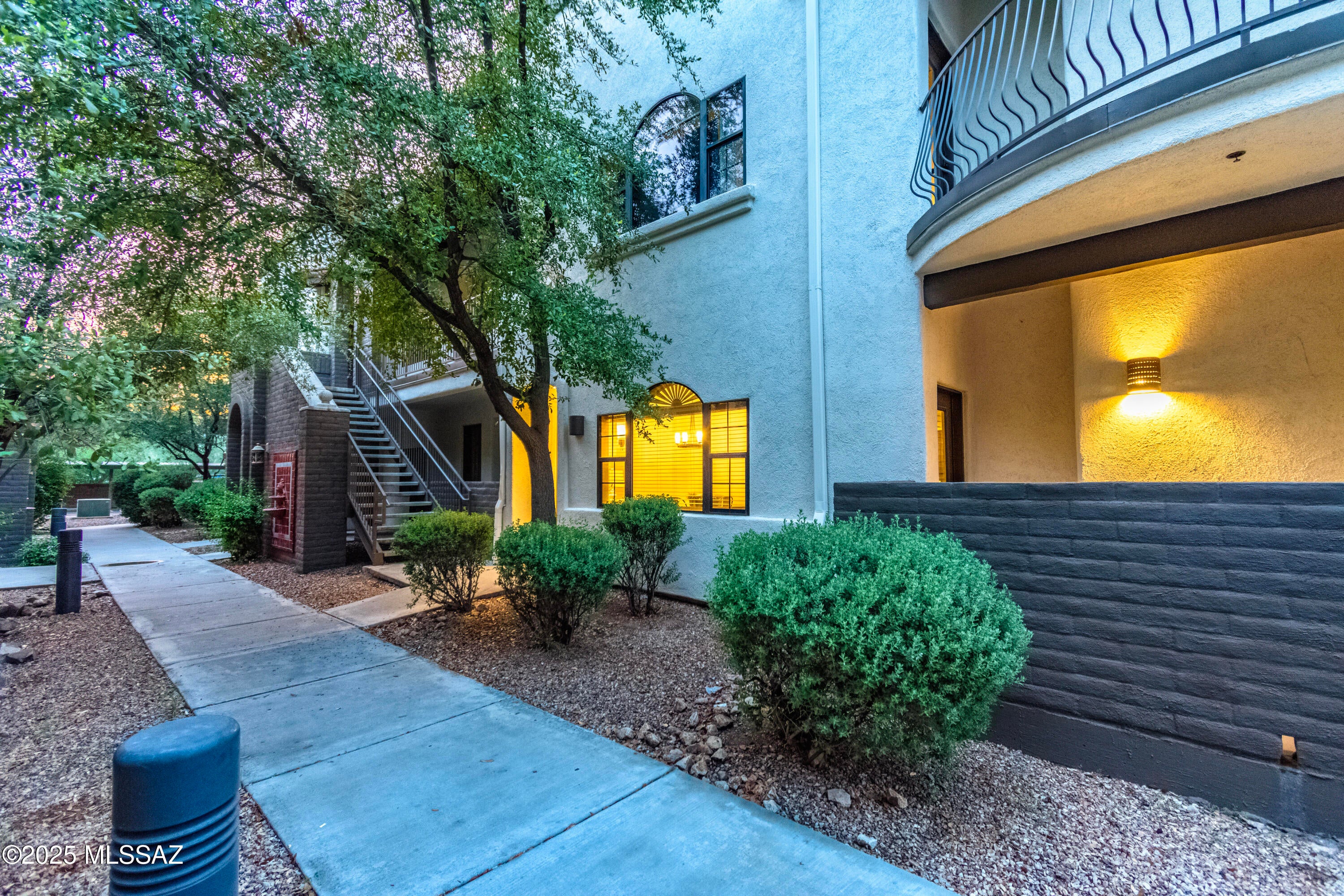 Turnkey luxury living by St. Philip's Plaza. Discover effortless living in this fully furnished, lower-level 2-bedroom, 2-bathroom condo, ideally located near River and Campbell, just steps from St. Philip's Plaza and some of Tucson's best restaurants and boutiques. Whether you're seeking a primary residence, seasonal getaway, or income-producing short-term rental, this turnkey property is ready to impress. Inside, you'll find a spacious floor plan featuring slate and wood-style flooring throughout, no carpet. The kitchen is beautifully appointed with granite countertops, stainless steel appliances, and ample cabinetry. The generous primary suite offers a large walk-in closet and private bath for your comfort. Enjoy your morning coffee or evening wine in the enclosed patio, or (continued) step outside to explore direct access to The Loop and the Rillito River Path. A covered parking space adds convenience, while the community offers a sparkling pool, relaxing spa, and beautifully maintained grounds. With short-term rentals allowed, a prime location, and a fully furnished interior, this home offers a rare opportunity in a coveted setting.