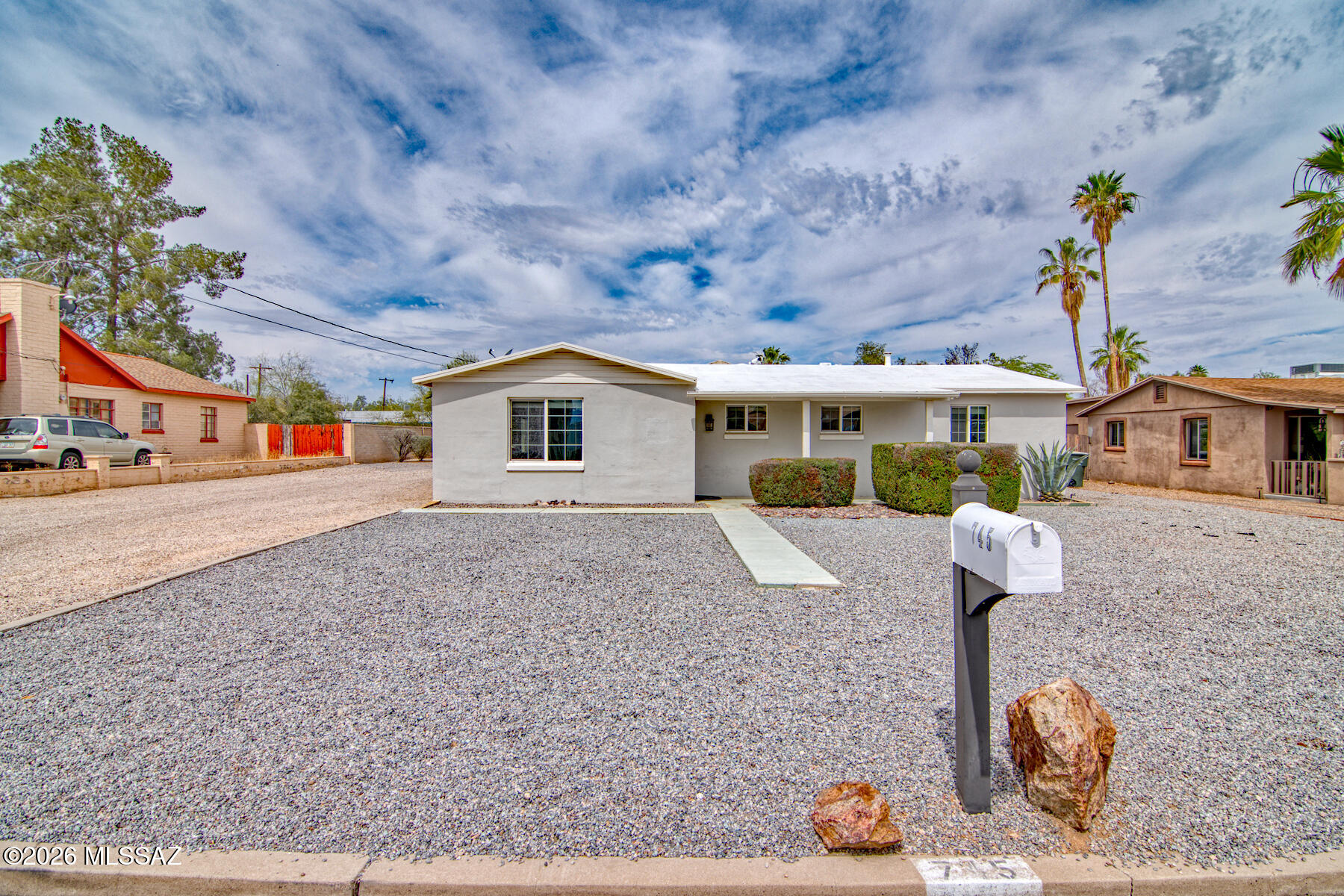 Welcome to this beautifully updated 4/2 home, perfectly situated in one of Tucson's convenient locations, just minutes from Downtown, the U of A, Reid Park & an array of shopping & dining options.
Designed for comfortable living, this home offers an impressive amount of living space featuring a generous living room, formal dining area, spacious kitchen & a welcoming family room w/ a stacked stone fireplace. 
The split bedroom floor plan provides privacy for everyone. 
The kitchen is sure to impress w/ the cabinetry & sleek SS appliances, for both everyday cooking & entertainment.
Outside, enjoy a low-maint. front & back yard w/ a fully walled backyard & an add'l fenced yard beyond, perfect for pets/play/storage. Dedicated RV parking w/ hookups, plenty of off street parking & NO HOA!