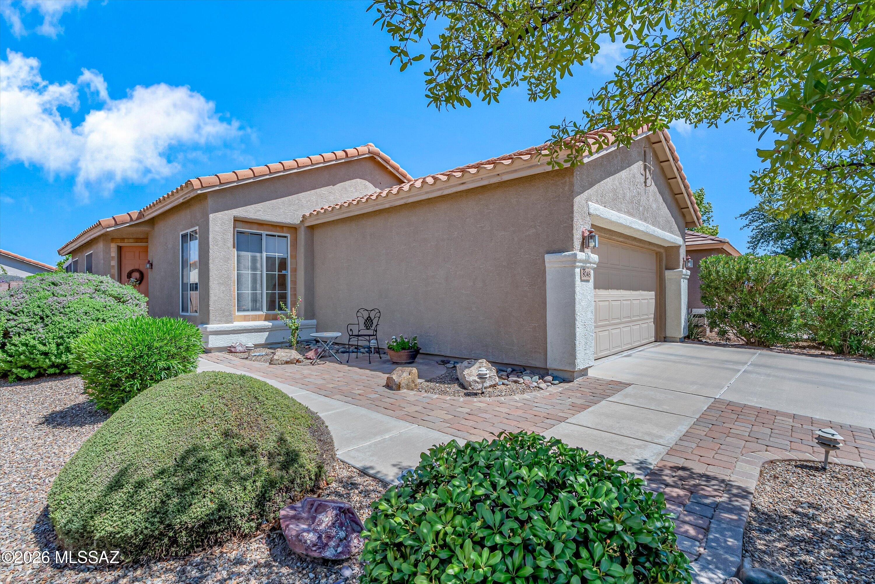 Seller will accept, or counter offers between 275,000.00 and 300,000.00 dollars. This 1,156 sq. ft. Sonoita model offers an excellent opportunity to own a home in the desirable Del Webb Sunflower active adult community at an attractive price. Featuring 2 bedrooms and 2 bathrooms, this home is ready for someone with vision to bring it to life and make it their own. This home offers a functional layout with plenty of potential. Current finishes include Formica countertops, vinyl flooring, and carpet, making this an ideal opportunity for a buyer looking to add their personal style and build equity through updates. While there are possibilities for upgrades, the home provides a solid starting point in a wonderful 55+ community. Enjoy all that Sunflower has to offer!