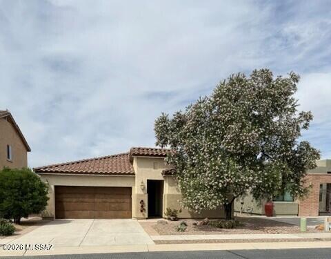 Beautiful home in Sky Ranch with stunning views of the desert and mountains. This well-maintained property features three bedrooms, two bathrooms, and an additional room that can be used as an office or den. The appliances are only two years old, wet bar area with wine refrig. Enjoy the great backyard area, which includes extended covered patio, outdoor dining area with automated shade. Low care landscaping. Views of the Sonoran Desert over a protected Open Space area. No development can block your view! Access to the Loop which is a multi-purpose trail sytem running throughout Pima County--biking, running, walking. Easy access to I-10 for travel, shopping and enjoying the many opportunities in the area.  Furnishings Available.