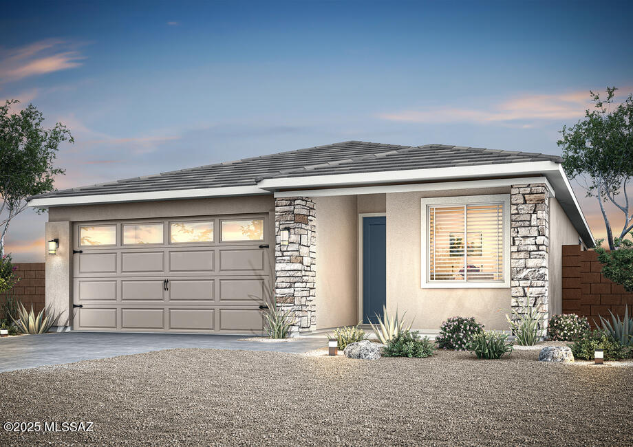 The Bisbee by LGI Homes at Star Valley is the perfect place to call home. This beautifully upgraded, single-story home features an open-concept layout with 3 bedrooms, 2 bathrooms, and a 2-car garage. Thoughtfully designed to enhance everyday living, the Bisbee offers soaring 10-foot ceilings, a spacious family room, and a dedicated dining area for gathering with loved ones. The chef-ready kitchen is a true highlight, showcasing a large island, beautiful quartz countertops, and a full suite of energy-efficient Whirlpool® appliances, all included with the LGI's CompleteHome Plus™ package. From morning coffee to quiet evenings on the private back patio, this home offers comfort, convenience, and charm at every turn.