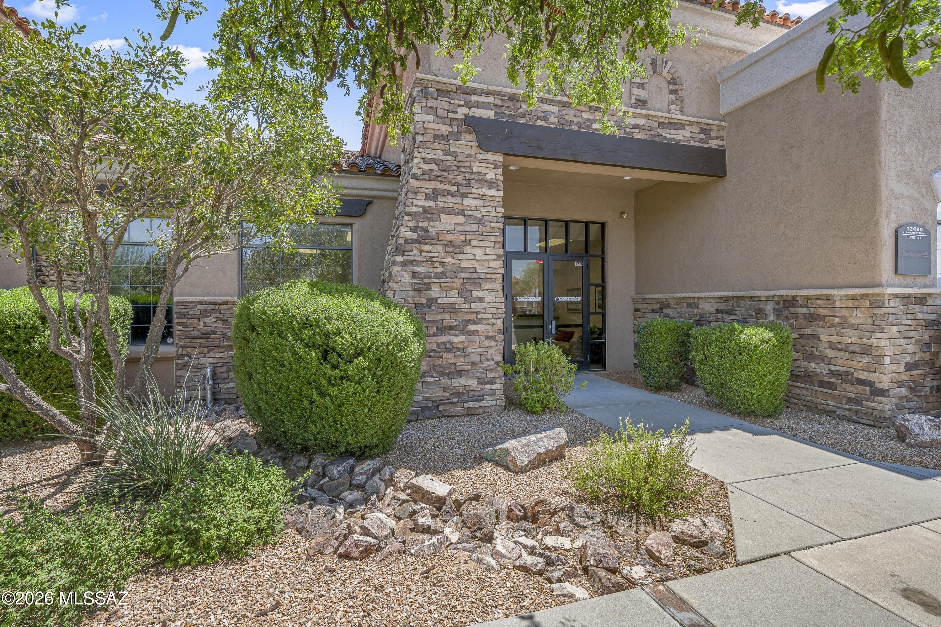 Positioned in the prestigious Rancho Vistoso Office Park, this 1,473 SF professional office offers a sense of tranquility the moment you arrive. Surrounded by affluent demographics, stunning mountain views, and an established high-end business community, the setting creates an immediate sense of credibility and professionalism for both clients and staff. The entryway is one of the most beautiful in the area, creating a warm, welcoming first impression before clients even walk through the door. The layout features four oversized offices large enough to function as conference rooms, a kitchenette, private restroom, and an inviting flow throughout. Ideal for a CPA, psychologist, wellness provider, wealth advisor, medical or boutique professional office. Come see it today!