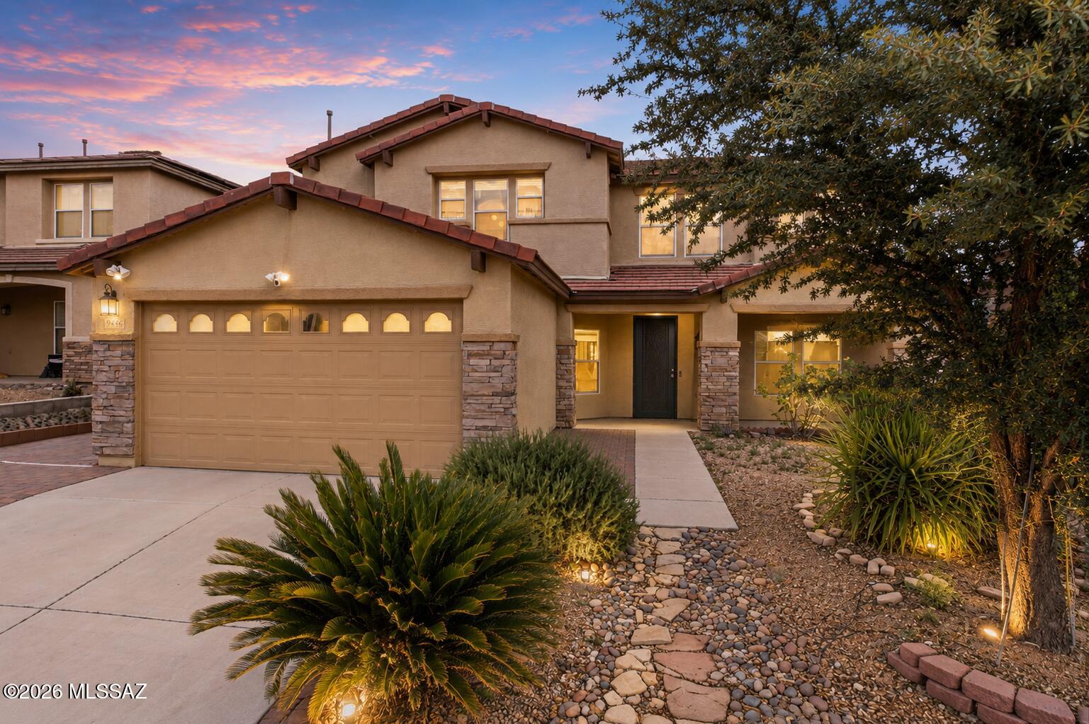 Seller is motivated and willing to consider reasonable offers and buyer concessions with an acceptable offer. Bring your offer and make this home yours! Spacious 5-bedroom, 3-bath home in Hartman Vistas with a versatile floor plan and plenty of room to spread out! The main level features formal living and dining areas, a separate family room, plus a downstairs bedroom and full bath--ideal for guests, a home office or multi-generational living. Upstairs, enjoy a large loft and spacious bedrooms offering even more flexible living space. Conveniently located in Northwest Tucson near shopping, dining and everyday amenities. Home has two AC units and both were put in 6 years ago.