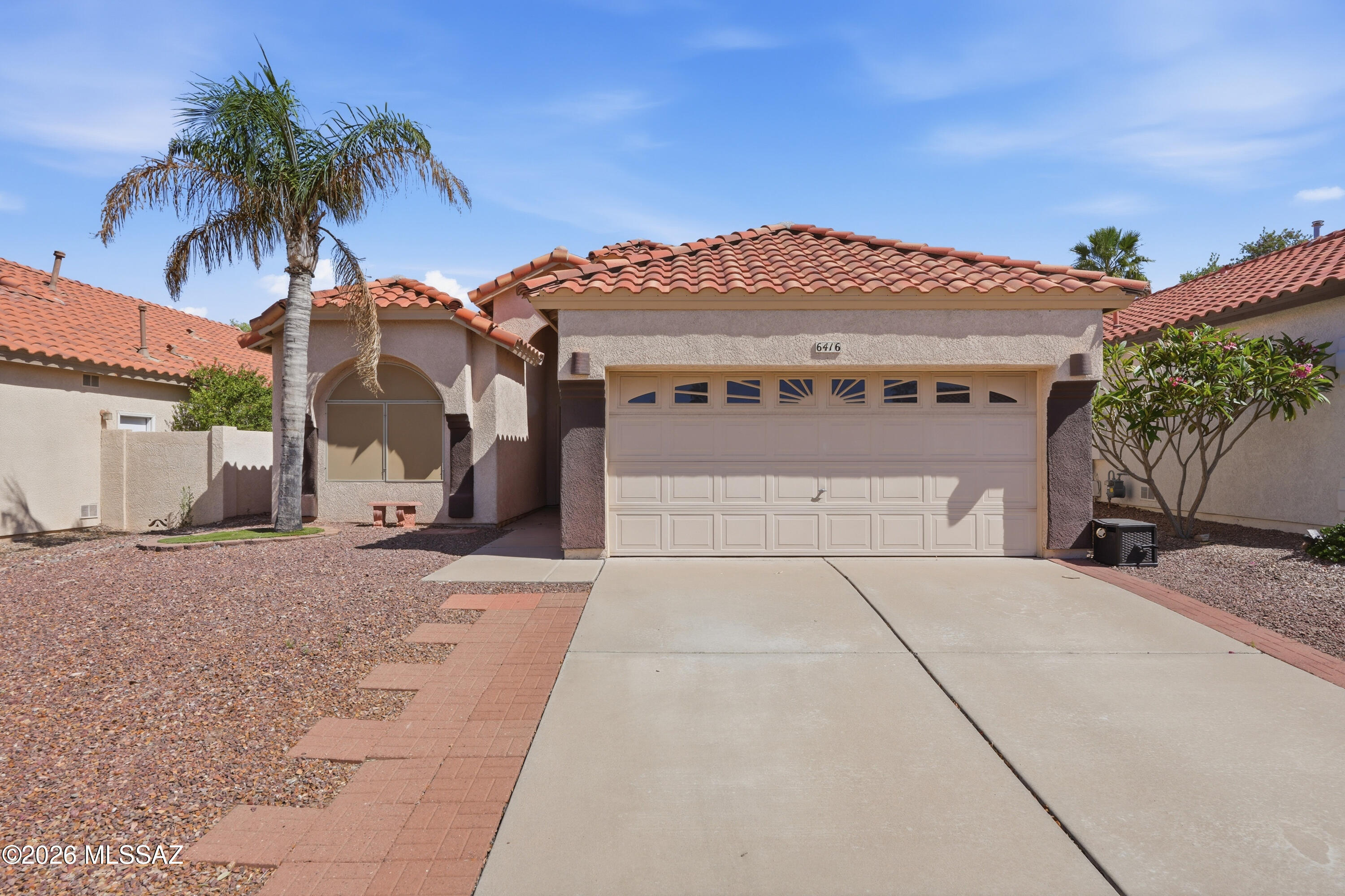Welcome to this charming 3 bed/2 bath contemporary home in the highly desired Continental Ranch community, offering parks, pools, & recreation facilities. This well maintained 1,369 sqft layout features high ceilings, a bright living room, and a split bedroom plan for added privacy. The kitchen includes an electric range, microwave, pantry closet, & refrigerator. The spacious primary suite offers a walk in closet and a double vanity bath with shower/tub. Enjoy low care landscaping with artificial turf, decorative gravel, and a covered paver patio perfect for outdoor living. Additional highlights include a 2 car garage, tile roof, solar screens, and natural gas heating.....all just minutes from shopping, dining, and I-10 access.