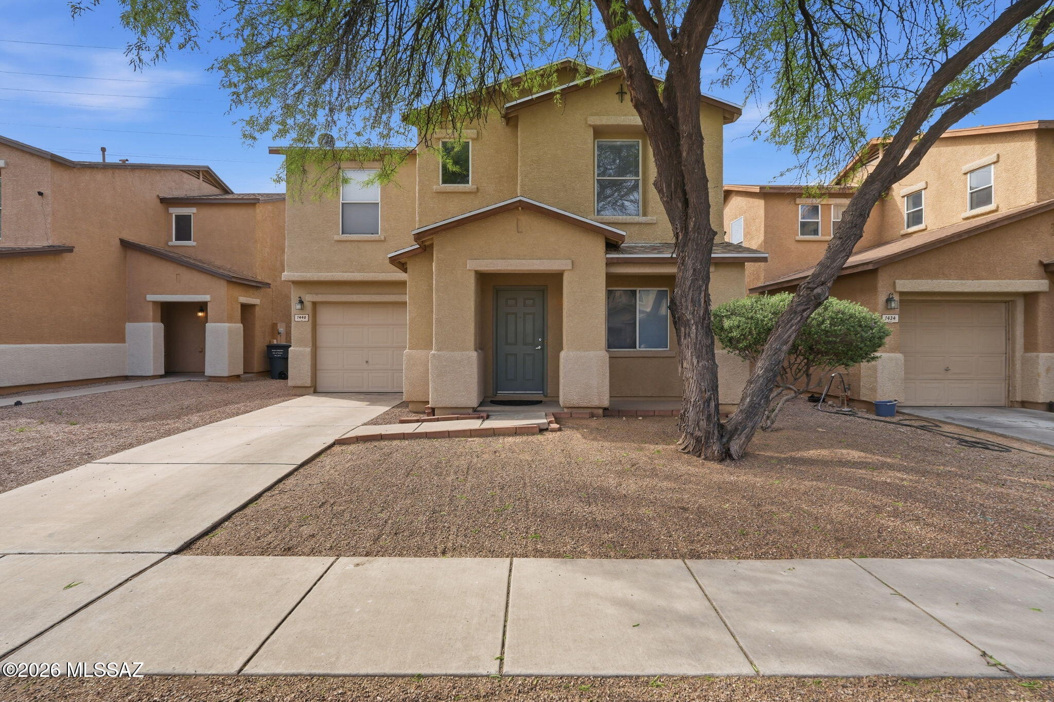 Settle down in this 3BR/2BA home in Alta Vista!  Freshly painted and lots of natural light.  Ceramic tile in kitchen, carpet bedrooms and laminate.  Recessed lighting.  Window shades and blinds.  One car garage and a huge backyard.  New A/C!  Easy access to I-10, downtown , shopping and medical services.