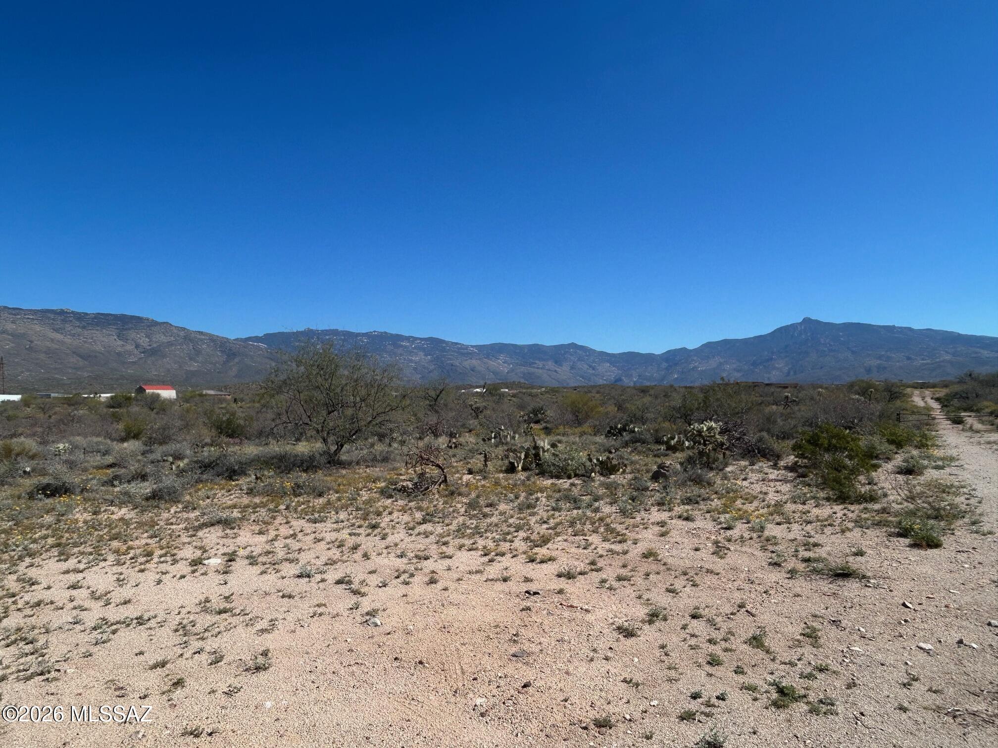 ESTATE SALE. RARELY AVAILABLE. Flat/gently sloped, UNSUBDIVIDED, 10 acres in a CLOSE IN VAIL location with UNOBSTRUCTED AND DRAMATIC 360 DEGREE MOUNTAIN VIEWS. Dividable per RH Zoning with Pima County approval. Many uses: build custom home(s), small Ranchette, bring animals, 4H friendly, family compound, etc.  Saguaro Water Company will serve parcel but will require a main extension from Cmo Loma Alta. TEP service in Cmo Dorotea. Legal access  only from Cmo Dorotea, not road on north property line. NO CCR'S or HOA. Award winning Vail Schools District. Enjoy a peaceful, quiet lifestyle at this, ''END OF THE ROAD'' location. Please note the property continues East of the locked gate and backs to the homes of the Coyote Creek Subdivision. See Documents for addt''l information.