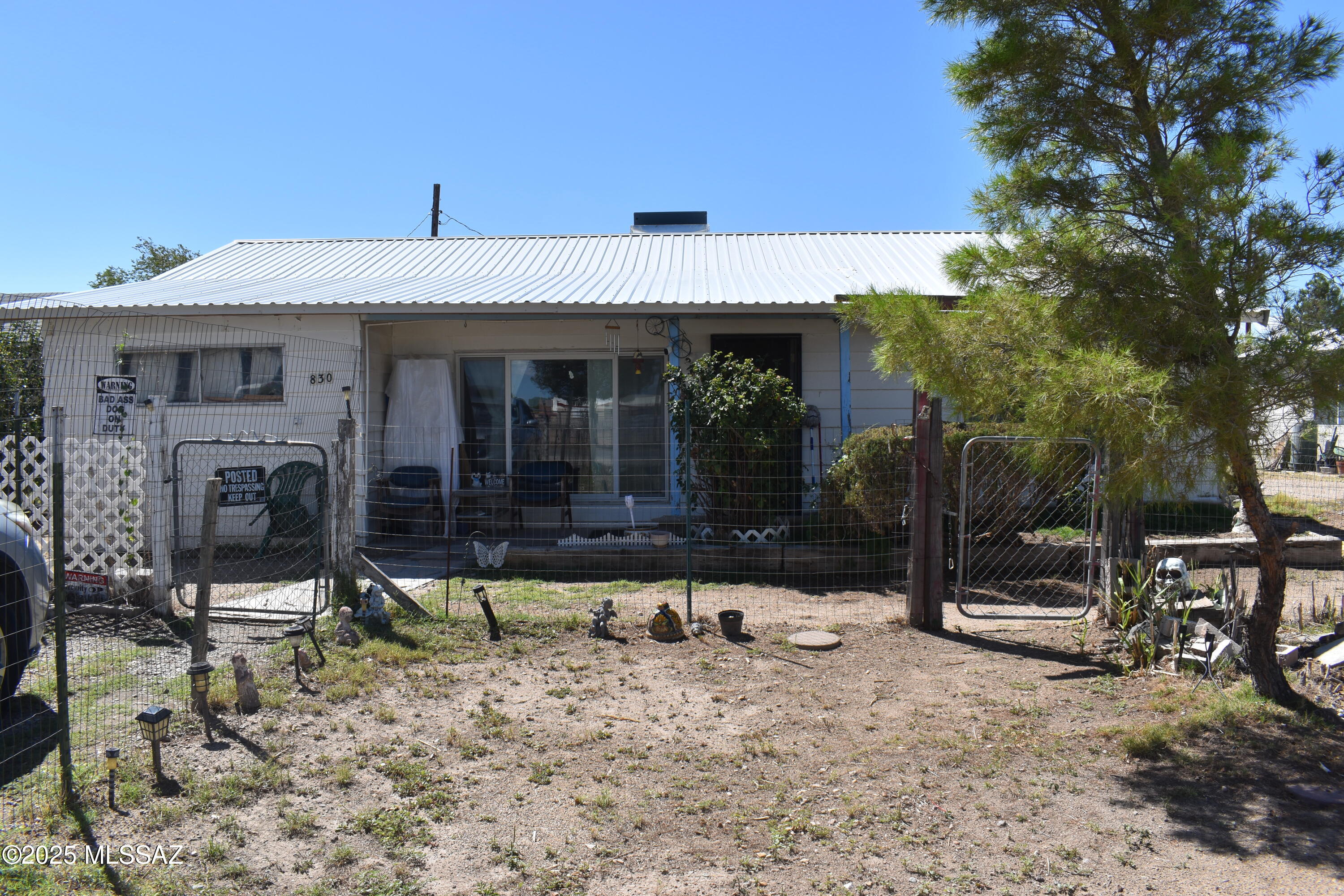 Charming ranch-style home in the heart of Willcox with recent updates &  room to roam! This 3-bedroom, 1-bath home has 1,108 sq ft of comfortable living space on a 0.19-acre lot. The metal roof is just a few years old & the central A/C was replaced 7 years ago. Enjoy 5 new Anderson System windows, new LVP flooring in the living room & new carpet in the dining area. The kitchen features wood cabinets, a gas range & a cabinet pantry for extra storage. The front yard captures sunrise views & includes a garden-ready space with a Torii gate. The backyard has a storage shed, a mature tree & ample room for vehicles, toys, or future enhancements. Located near schools, downtown, restaurants, tasting rooms, shopping.   Other Willcox gems: vineyards, produce farms, hiking trails & lots nature.