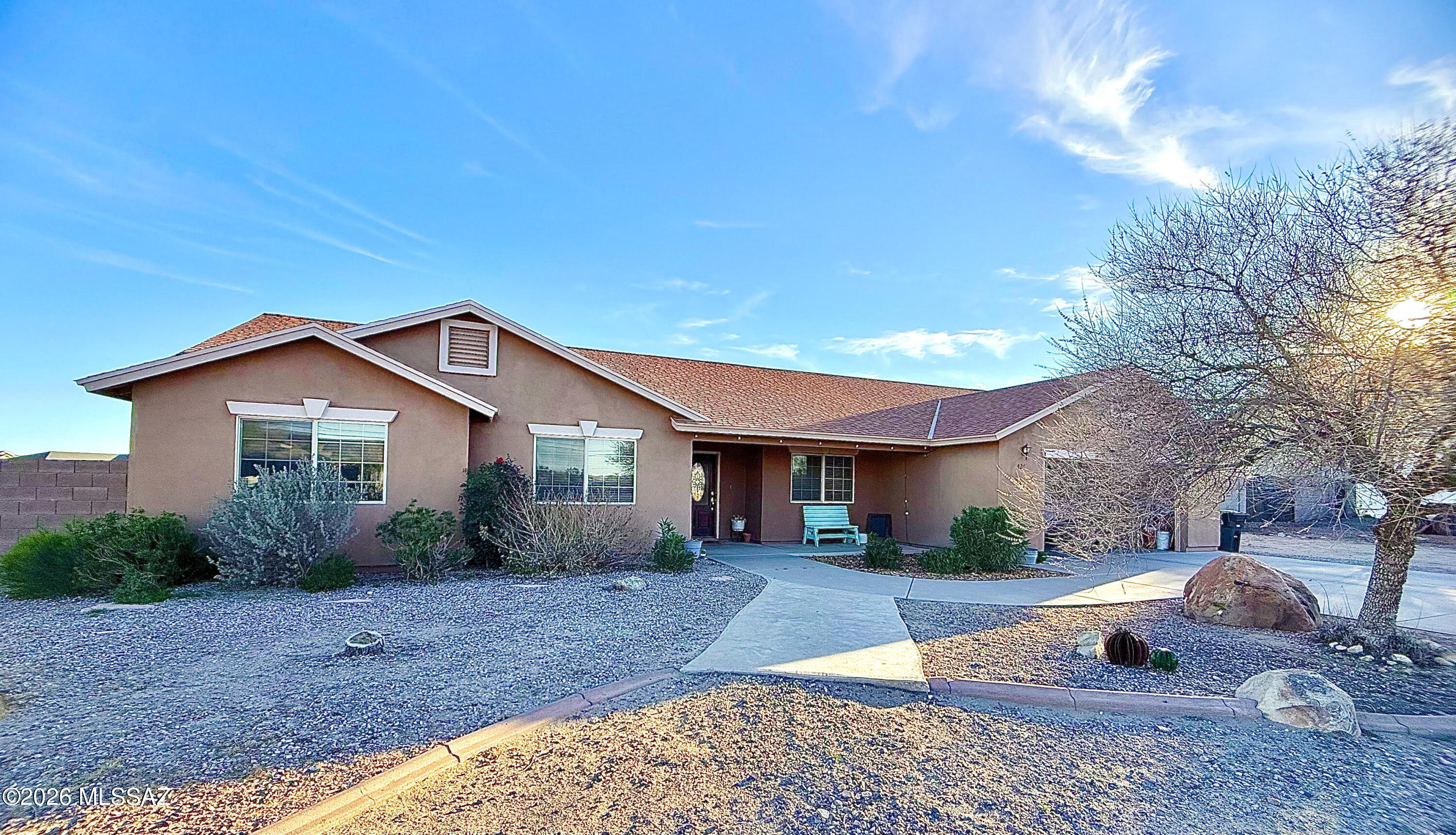Come take a look at this very clean home on .91 acres in the Town of Thatcher.  This beautiful home offers a fantastic location near retail shops and the walking path (approximately 25 miles around Thatcher and Safford), as well as the park, ballfields, and pickleball area. It features four bedrooms and two bathrooms, with granite countertops, an island in the kitchen, and a spacious pantry for extra storage. The .91 acres provide ample space to personalize your property.   Please call Amy Lee at 928-242-9228 to view the property today.