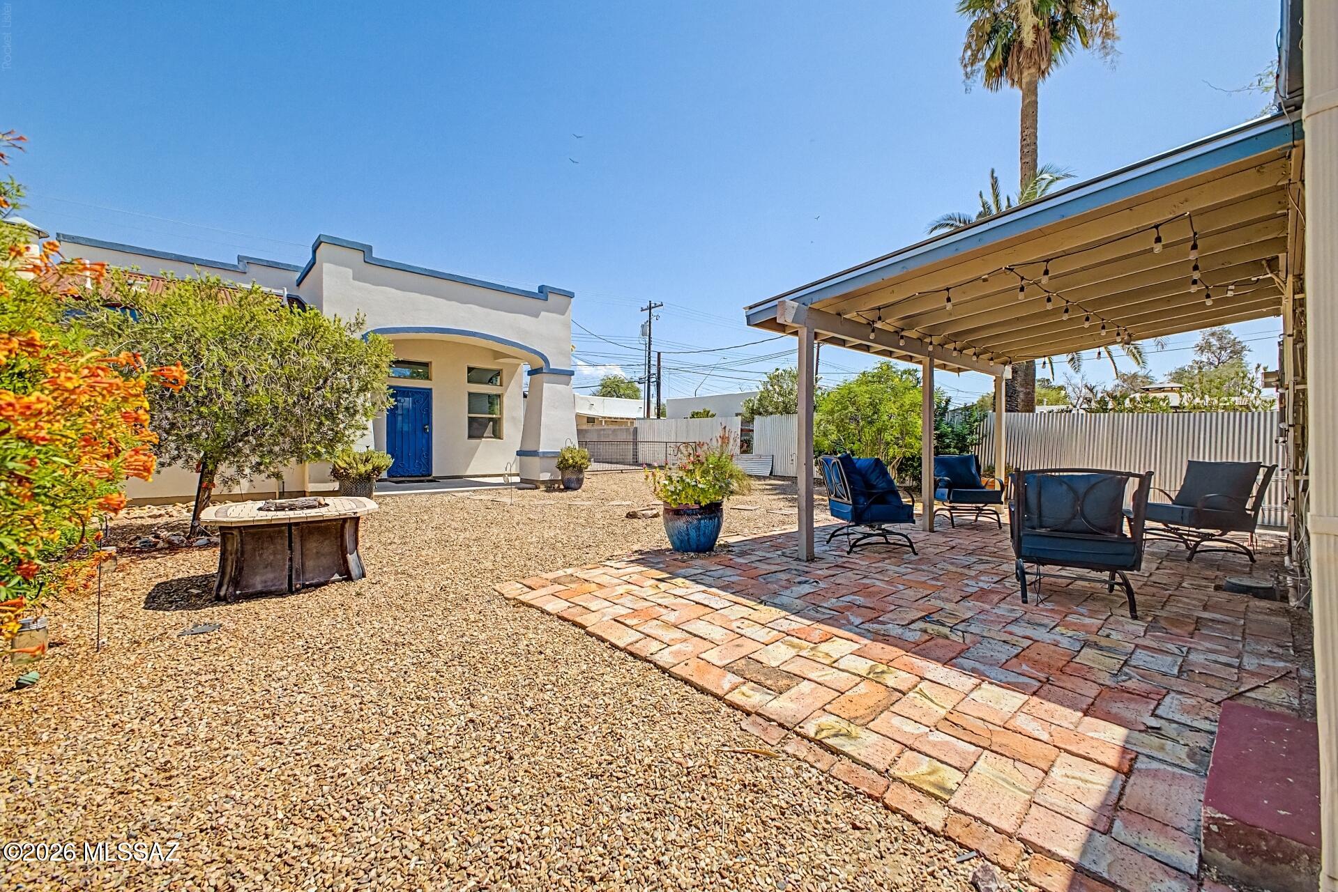 Tucked into Tucson's historic Feldman's neighborhood just moments from the University of Arizona, this distinctive property pairs character, flexibility, and opportunity in one compelling address. The main residence offers 3 bedrooms and 2 baths, while the detached 1-bedroom, 1-bath casita creates the perfect setup for guests, multigenerational living, a private studio, or income potential. Thoughtfully constructed with SABS Expanded Polystyrene, the casita adds an energy-efficient, environmentally conscious element to the property's appeal. Rich in charm and ideally positioned near campus, downtown Tucson, dining, and entertainment, this is a rare central Tucson offering with both lifestyle and investment upside. Whether you're an owner-occupant, investor, or someone seeking a unique property with income potential, this is a rare find in the heart of Tucson.