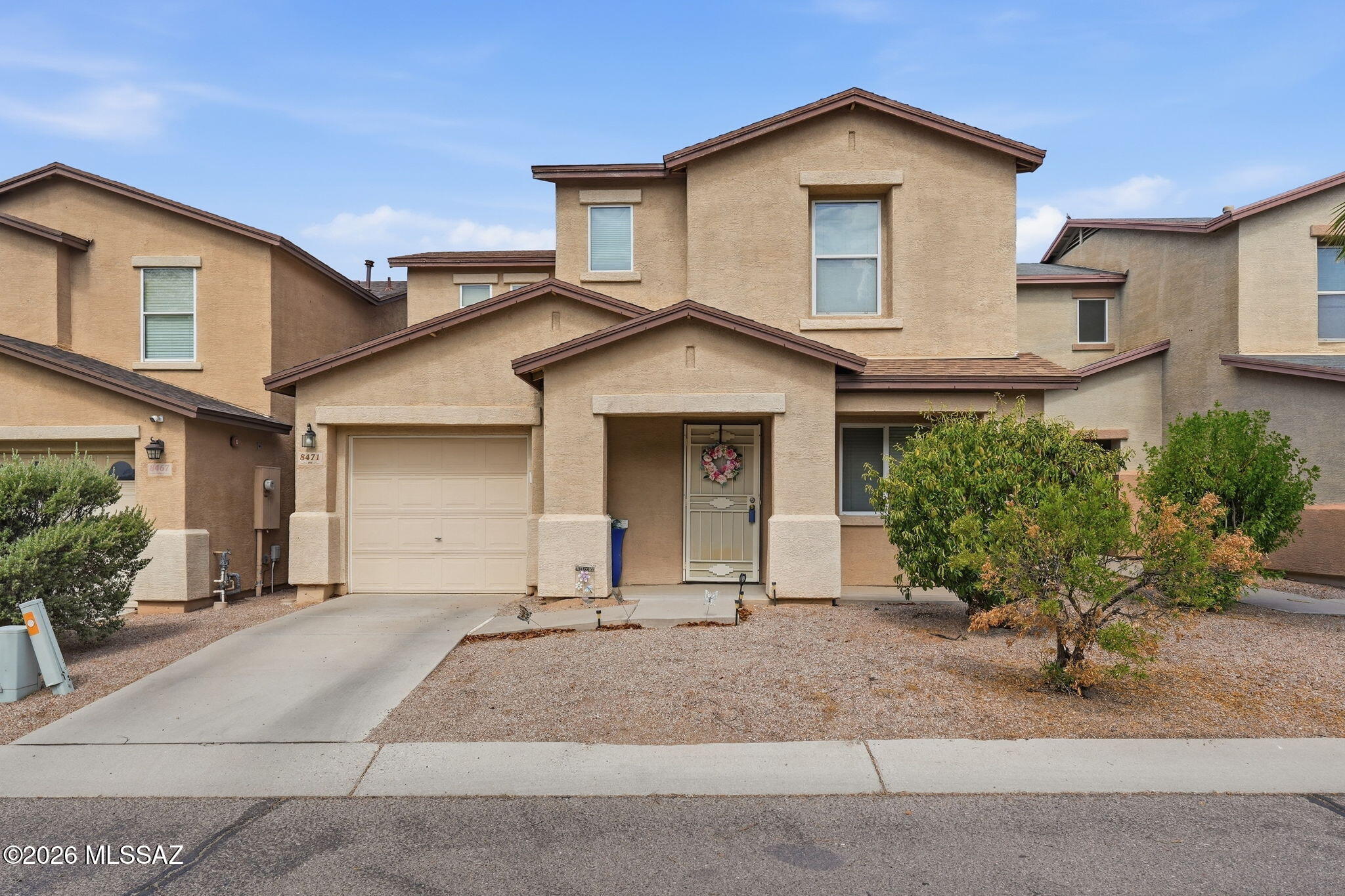 Welcome to this beautifully renovated single-family home located in the highly sought-after Tierra del Paraiso subdivision. Thoughtfully updated with quality and comfort in mind, this home features 30-year Stainmaster carpet, custom cabinetry, and high-quality appliances throughout. Major improvements provide peace of mind, including a newer HVAC system and a new roof, both completed in 2021 and 2022. The attention to detail and pride of ownership are evident in every space. Ideally situated near Omni Tucson National, as well as a variety of dining, shopping, and everyday conveniences, this home offers both comfort and convenience. Enjoy direct access to walking trails right from your backyard, perfect for outdoor living and an active lifestyle.
