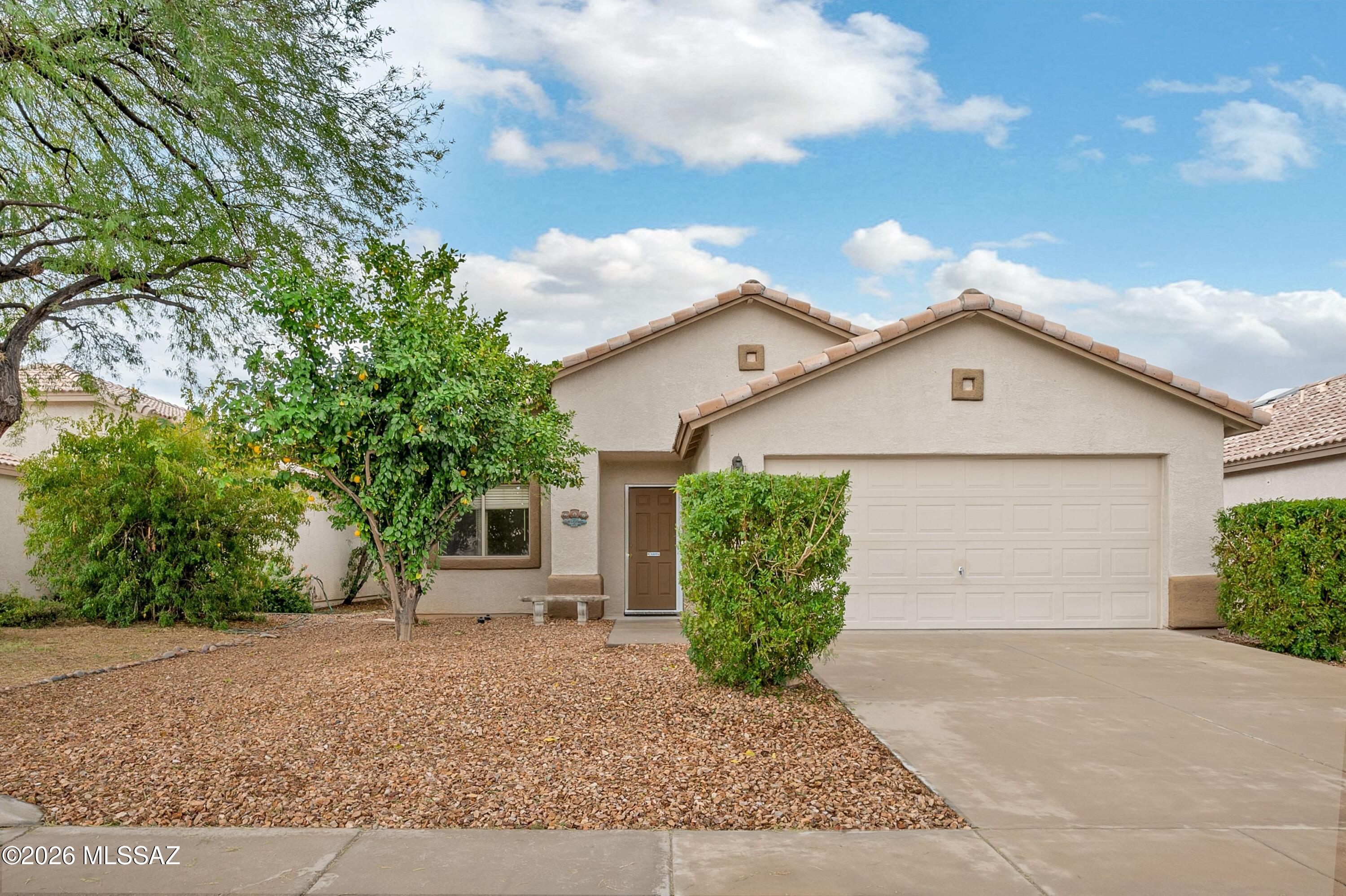 This beautifully maintained 3 bed 2 bath home offers comfort, functionality, and style in a prime location. Step inside to discover an inviting open floor plan filled with natural light and spacious living areas. Enjoy Tucson living in the private turf covered backyard. Conveniently located near shopping, dining, parks, and easy access to the I-10. Don't miss the opportunity to make this Northwest Tucson gem your next home!