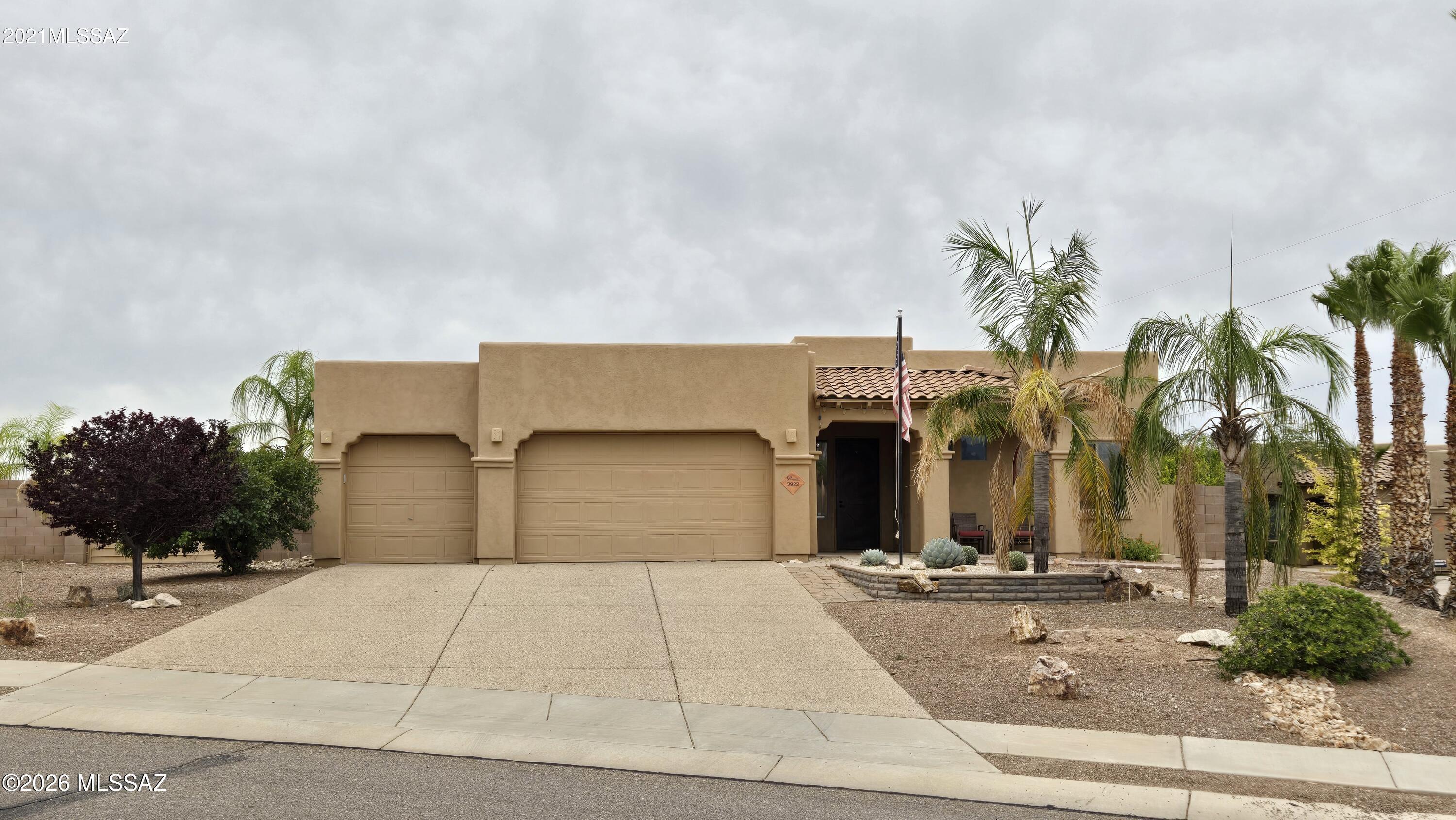 Improved and well maintained home. Largest backyard in the neighborhood! Double wide gate access to yard from the front and it is fenced to separate from the pool area. High ceilings, fireplace, pantry, gas range, laundry room, master bedroom has door to the beautiful salt water pool with waterfalls and spa! Major improvements to yard - large turf playground, landscaping, and patio with fire pit.