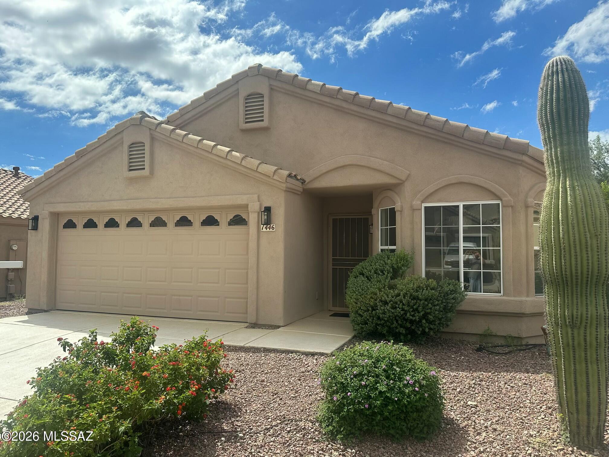 Welcome home! This inviting Oro Valley property has been thoughtfully updated with fresh new flooring and carpet throughout. The kitchen features new cabinets, countertops, and modern appliances, creating a clean and comfortable space for everyday living and entertaining. The updated bathrooms adds a fresh, contemporary touch. With its welcoming feel and recent improvements, this home is move-in ready and waiting for its new owner!

Entity of the Seller is holds an Arizona real estate license.