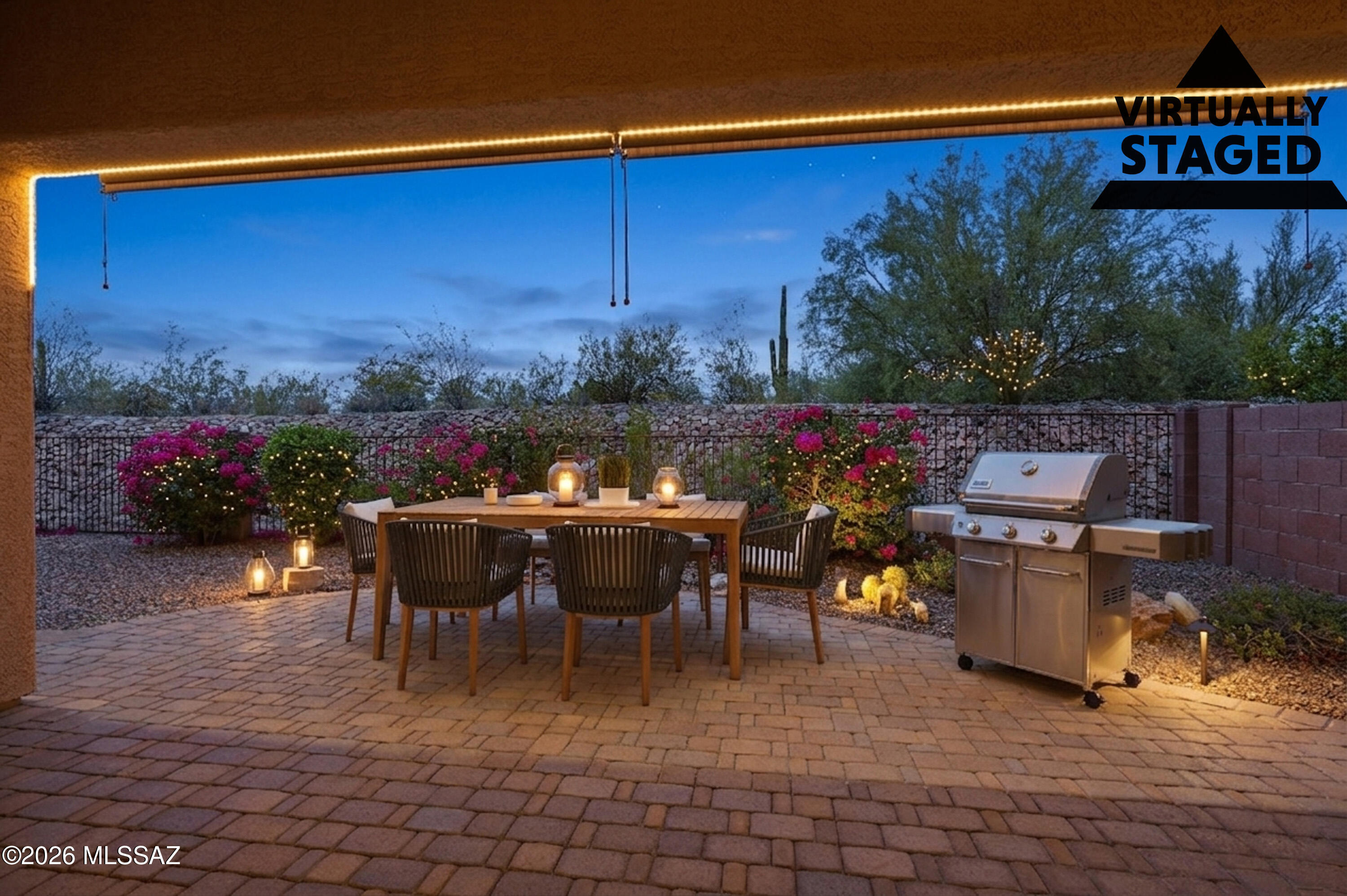 Incredible Opportunity in the GATED Preserve of Dove Mountain - Immaculate gem on a quiet cul-de-sac. The open-concept layout stuns with 12-ft ceilings, custom flooring, surround sound, and a grand great room anchored by a gas fireplace. Gourmet kitchen impresses & massive quartz island, stainless gas appliances, mosaic backsplash, solid wood cabinets, and a large pantry. The main retreat offers backyard access, dual vanities, soaking tub, and a walk-in closet. Step outside to a serene desert oasis with COMPLETE PRIVACY. 3-car tandem garage, Milgard windows with lifetime warranty, new water heater, and washer/dryer included. Minutes from fine dining, shopping, the Ritz-Carlton, and the legendary Jack Nicklaus 27-hole golf course. Community parks, tennis courts & walking paths. Zoned HVAC! complete the lifestyle. This one is truly special.