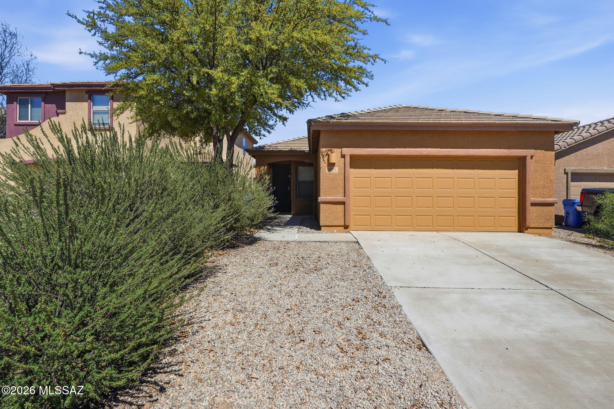 Charming 1-story home featuring 4 bedrooms, 2 bathrooms, and a 2-car garage with a functional open layout. The kitchen offers a breakfast bar and flows seamlessly into the living area, creating an inviting space for everyday living and entertaining. The primary suite includes a double vanity and ample storage. Enjoy a covered patio and a fenced backyard, perfect for relaxing or hosting. MOVE-IN READY with great potential!