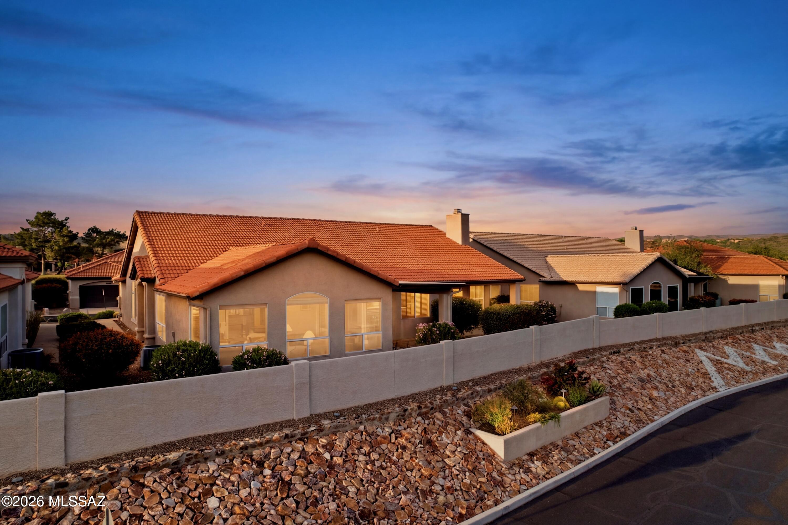 Stunning views await in rare Villa HOA 1- new tile flooring- NO CARPET. Freshly painted and can come fully furnished. Split floor plan with spacious 2 car garage this unit is on the north side of the street with amazing views and just a short walk to the club house. Spacious patio some of the most amazing views