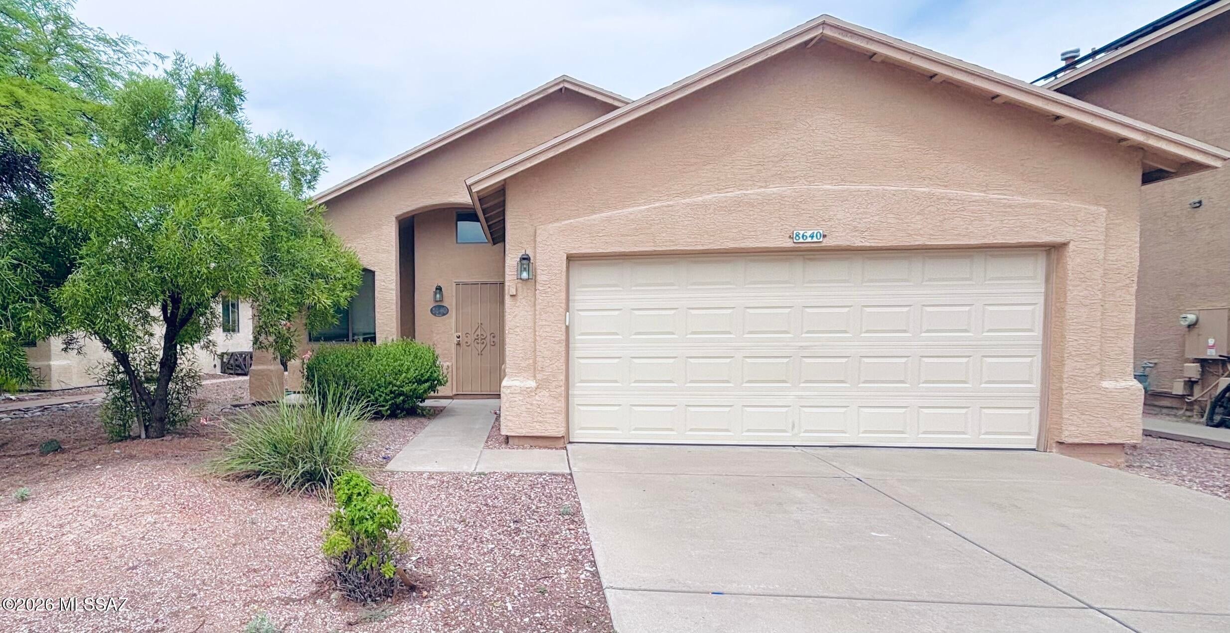 This well-kept 3 bedroom, 2 bathroom home in Rita Ranch offers 1,392 sq ft of functional living space. The third bedroom features French doors, making it suitable for a home office, den, bedroom, or flex space.
The kitchen includes new pull-out lower shelving, new microwave, and new vinyl flooring that continues through the kitchen, bathroom, and laundry room. A newer washer and dryer are included. Both bathrooms offer large walk-in showers.
Enjoy a fully fenced backyard with mature fruit trees and a covered patio. The home also includes an attached two-car garage.
Located in a convenient Rita Ranch area with easy access to TMC Southeast, Davis-Monthan AFB, and Tucson International Airport.
Additional Details:
Smoke-free property
No pets
Quarterly landscape service included
