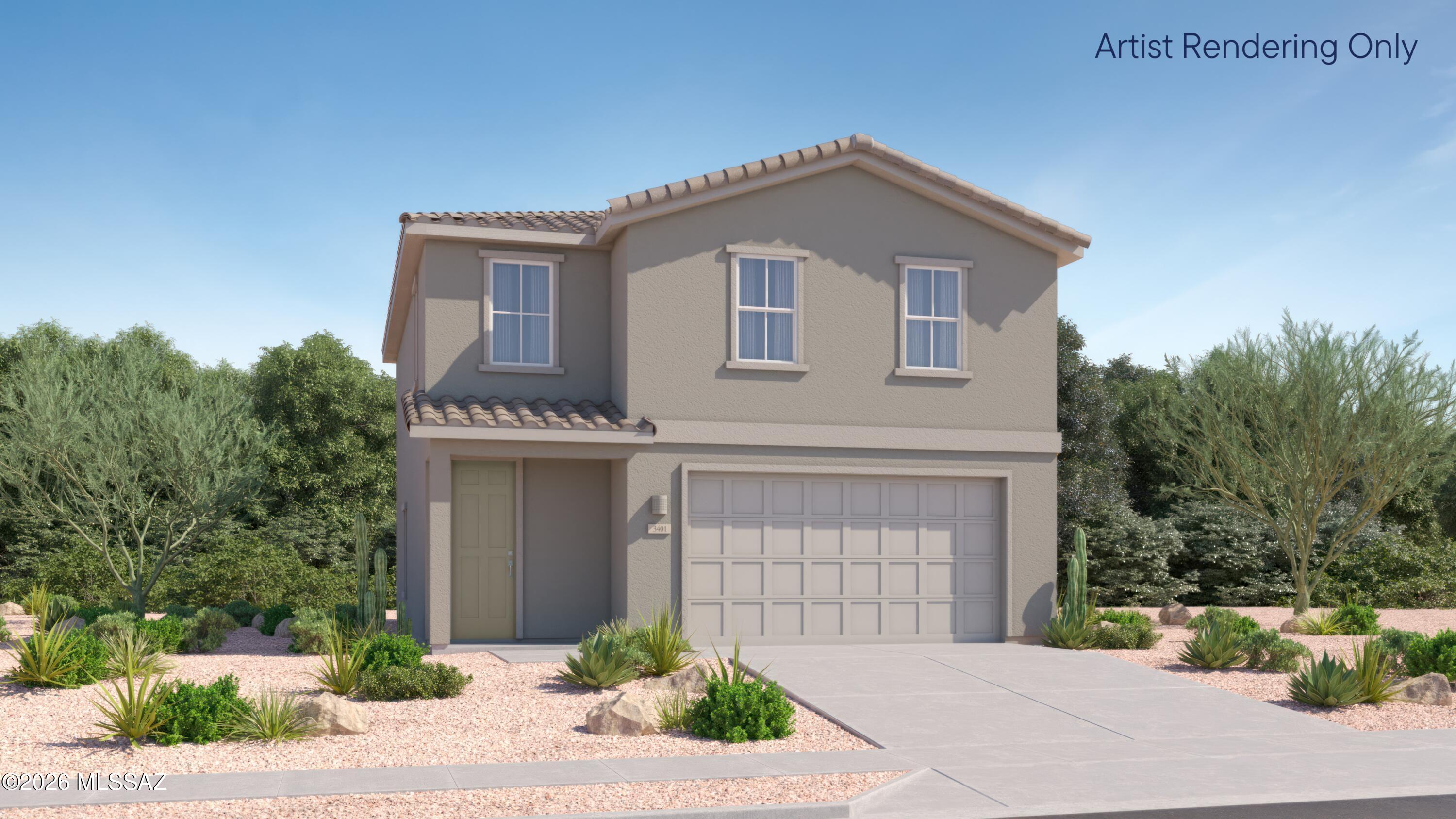 The first floor of this new two-story home is host to an open-concept floorplan shared between the kitchen, dining room and family room. A nearby patio is ready for outdoor entertainment and leisure. On the second floor, four bedrooms surround a versatile loft, including the luxurious owner's suite with a full-sized bathroom and walk-in closet. This home comes with Quartz Countertops, Rinnai Tankless Water Heaters, Smart Thermostats, Post-Tension Foundation, Radiant barrier roof decking, 2'' Faux Wood Blinds and more!