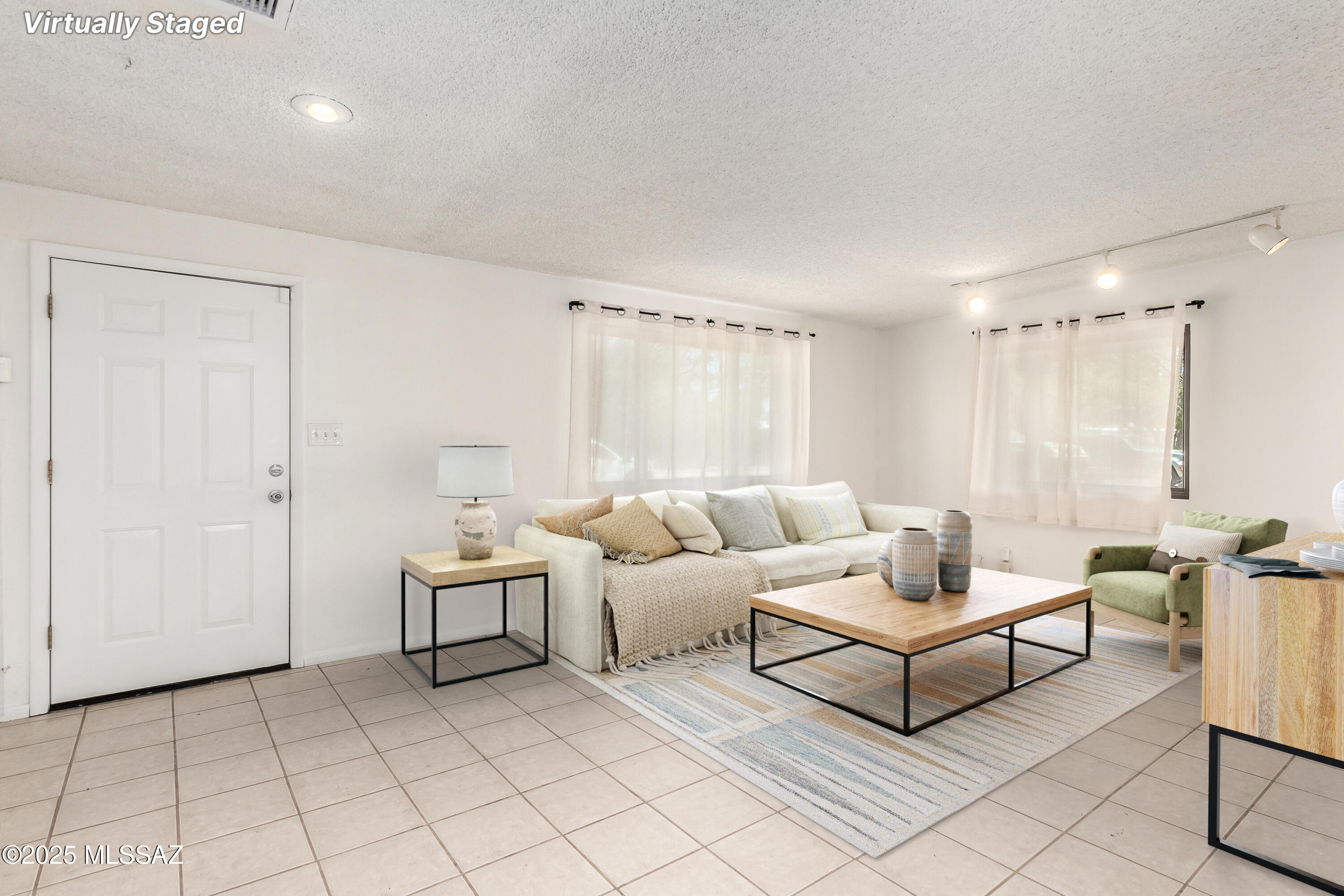 Say goodbye to $450+ summer electric bills thanks to a low monthly solar loan with solar credits that roll over! Seller will consider offers between $270,000-$280,000, this move-in ready home offers comfort, efficiency, and convenience just minutes from DMAFB, shopping, and dining. Triple-pane bedroom windows and double-pane windows throughout provide noise reduction and energy savings--ideal near the fire station. Newer HVAC, a recently coated roof, and low-cost solar help keep monthly expenses down. Enjoy a bright, open floor plan, covered patio, skylit kitchen with island, included appliances, shaded backyard, mature trees, storage shed, and space to relax or garden.