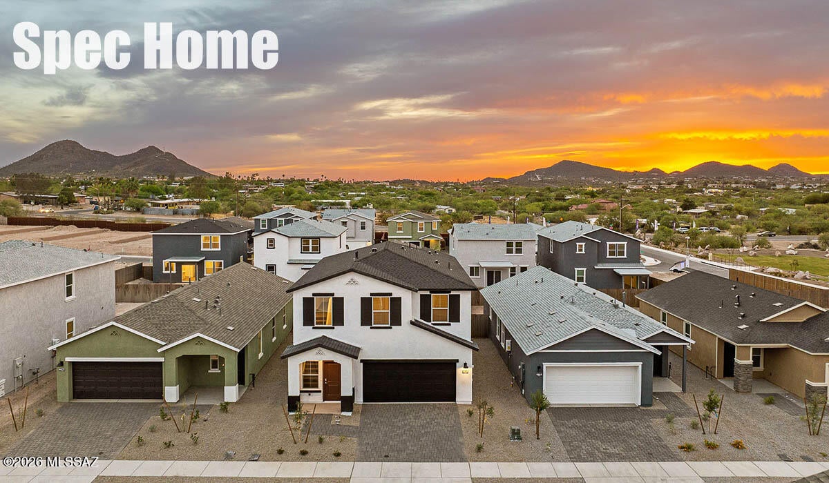 Welcome to the Multi-Gen Kleindale floor plan in the desirable Entrada del Toro community in Sahuarita! This 2-story home offers 5 bedrooms, 3 bathrooms, 2 car garage and 2,406 sqft. of open-concept living. The Multi-Gen Suite offers a kitchenette, walk-in shower and a full bedroom. The spacious great room flows into the kitchen and dining area, perfect for everyday living and entertaining. Entrada del Toro offers parks, playgrounds, walking paths, and breath-taking mountain views, with convenient access to shopping, dining and schools.