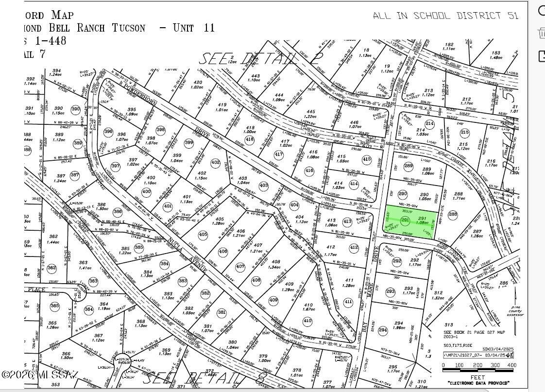 Diamond Bell Ranch - Tucson Unit 11 (1-448) - Land