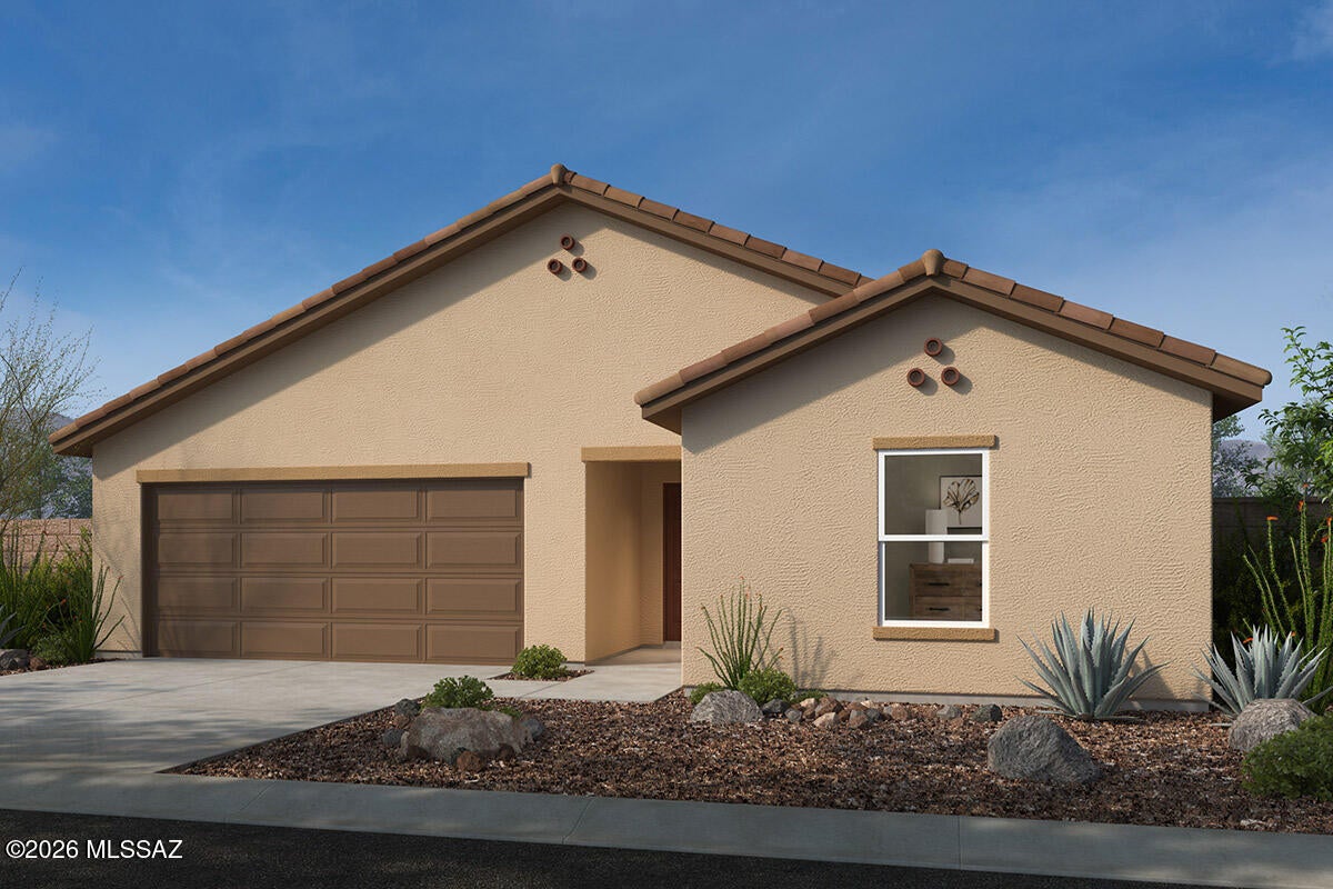 Beautiful premier master plan at Irvington and Wingate. This single-story home features 9-foot ceilings and ceramic tile flooring throughout. Overlooking the spacious great room, the kitchen showcases granite countertops in 3 color choices, 42'' upper cabinets in 7 color choices, a large walk-in pantry, and Whirlpool® stainless steel appliances. The primary suite boasts a walk-in closet, dual-vanity, and walk-in shower. The covered back patio provides outdoor shade. This is a floor plan listing. Home is to be built and buyer may choose features and homesites that are not included in this base price. Call today for more information. Base price range does not include lot premiums and/or additional upgrades other than included features. Property taxes are not available to date.
