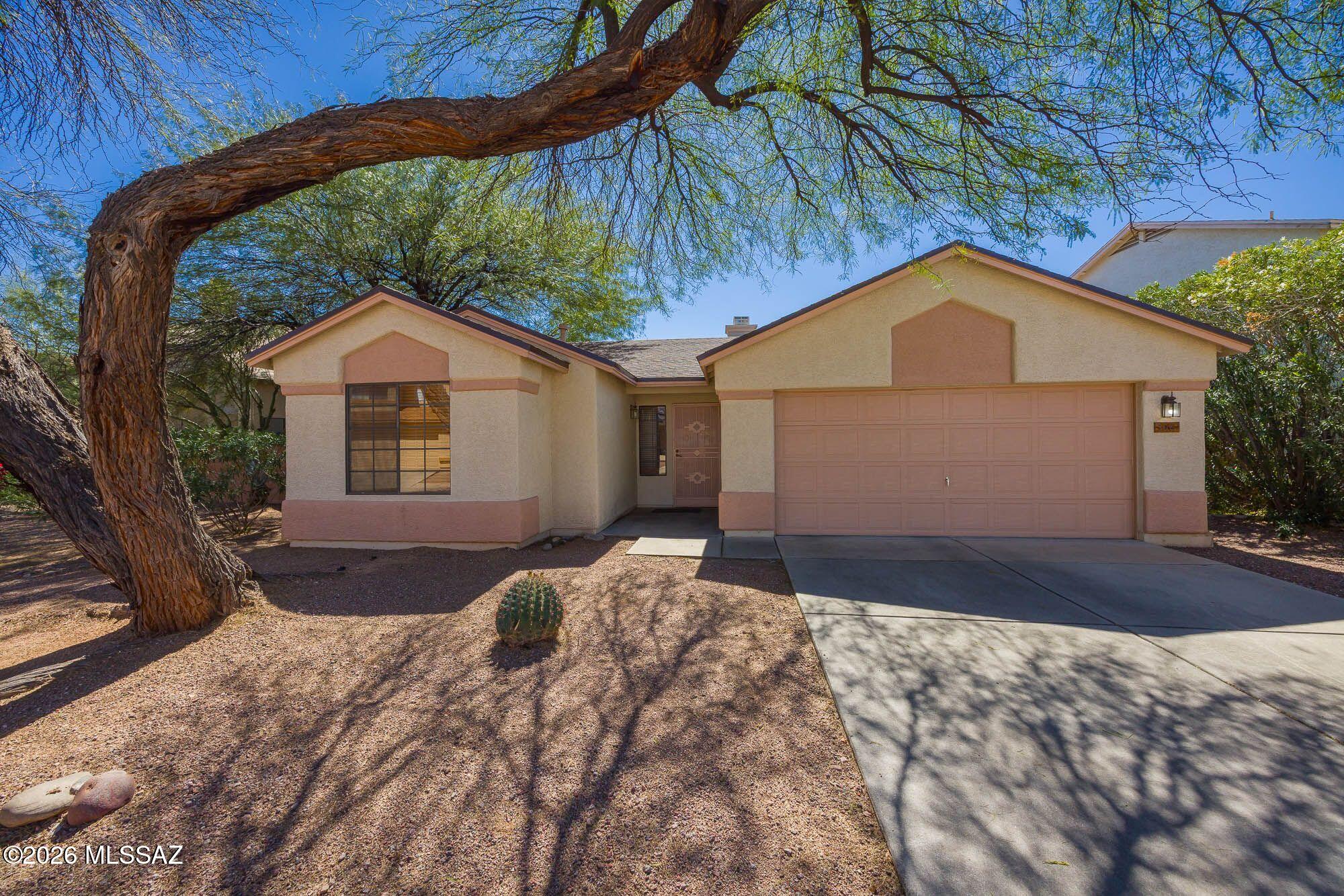 Neat and clean split bedroom plan has spacious living room with fireplace, vaulted ceiling, and step-saver kitchen. All appliances including washer and dryer are included. The great premium lot backs a common area and there is a covered patio to enjoy the privacy. The community pool is nearby. This neighborhood is located just minutes from shopping, restaurants, award winning schools, public library and the YMCA. Seller says roof was replaced in 2018.