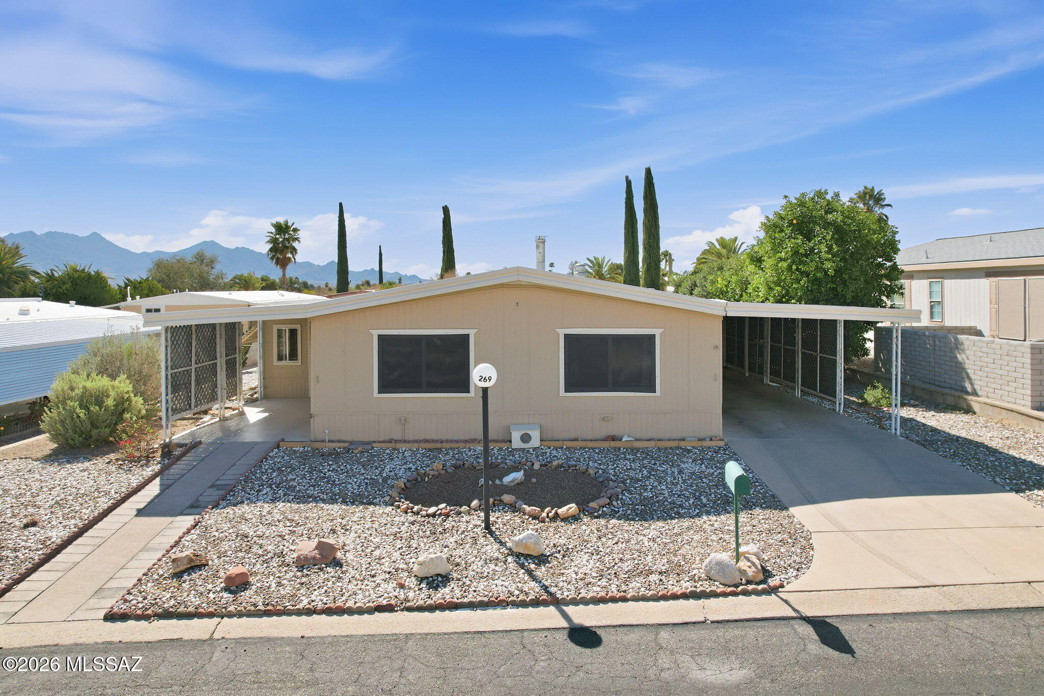 BRING YOUR VISION TO THIS 3-BR, 2-BATH HOME WITH GOOD BONES AND READY FOR YOUR CREATIVE TOUCH TO UNLOCK ITS FULL VALUE. LOCATED IN SOUGHT-AFTER PUEBLO ESTATES 55 + COMMUNITY. SPLIT FLOOR PLAN, 3RD BEDROOM BEING USED AS AN OFFICE. SPACIOUS ARIZONA ROOM, SEPARATE WELL-SIZED STORGE AREA, AND LARGE WORKSHOP FOR HOBBIES, TINKERING OR SPECIAL PROJECTS. A/C AND GAS HEAT. UNDER TERMITE WARRANTY WITH TERMINIX. HOA $65.00 MO. INCLUDES REC CENTER THAT OFFERS A CALENDAR OF EVENTS AND ACTIVITIES, HEATED POOL AND HOT TUB, CERAMICS, BILLIARDS, LIBRARY, EXERCISE ROOMS, SHUFFLEBOARD, ETC... IN ADDITION TO THE AMENITIES, THE HOA FEES COVER TRASH REMOVAL, STREET MAINTENANCE, AND UPKEEP ON ALL COMMON AREAS.  NO GVR, BUT IT IS AVAILABLE FOR PURCHASE.