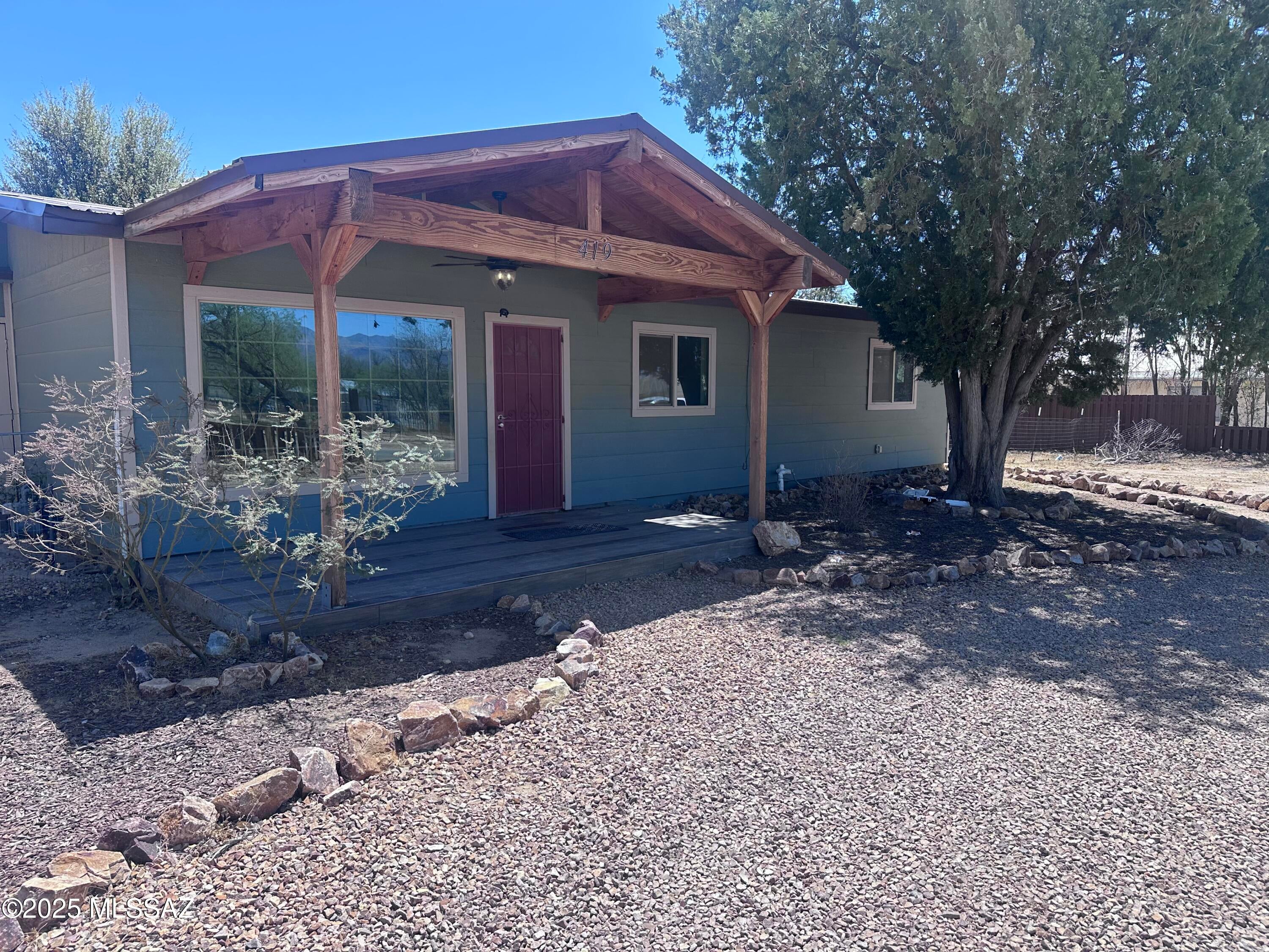 This stunning 3bed, 3bath home offers 1969sqft of thoughtfully updated living space on over half an acre. Completely remodeled in 2020, the home features new flooring, updated kitchen and bathrooms, all new plumbing and electrical, a new HVAC system, and a new metal roof - providing peace of mind and modern comfort throughout. Enjoy the spacious open floor plan with granite countertops and stylish finishes. Each bedroom includes its own bathroom, perfect for family living or hosting guests. Outside, you'll find RV parking, 2 golf cart garages (or small car storage), a children's playhouse, and additional exterior storage. The circular driveway adds charm and convenience, all located in a peaceful setting in the heart of St. David. This gem is move-in ready! Don't wait! Call TODAY!