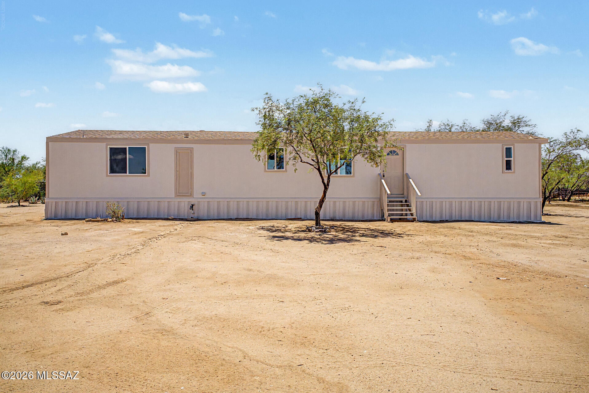 Seller to accept or counter offers between $204,900- $219,900. Escape the hustle without sacrificing style in this beautifully renovated 3-bedroom, 2-bath home nestled on a spacious acre in the heart of the Arizona desert. Experience the perfect blend of modern updates and peaceful rural living, with plenty of room for horses, RVs, toys, gardens, or future additions. The bright, open interior features tasteful finishes and move-in-ready comfort, while the expansive property offers endless opportunities to create your dream outdoor oasis. Wake up to breathtaking desert sunrises, enjoy spectacular star-filled nights, and embrace the privacy and freedom you've been searching for. Your desert dream starts here!