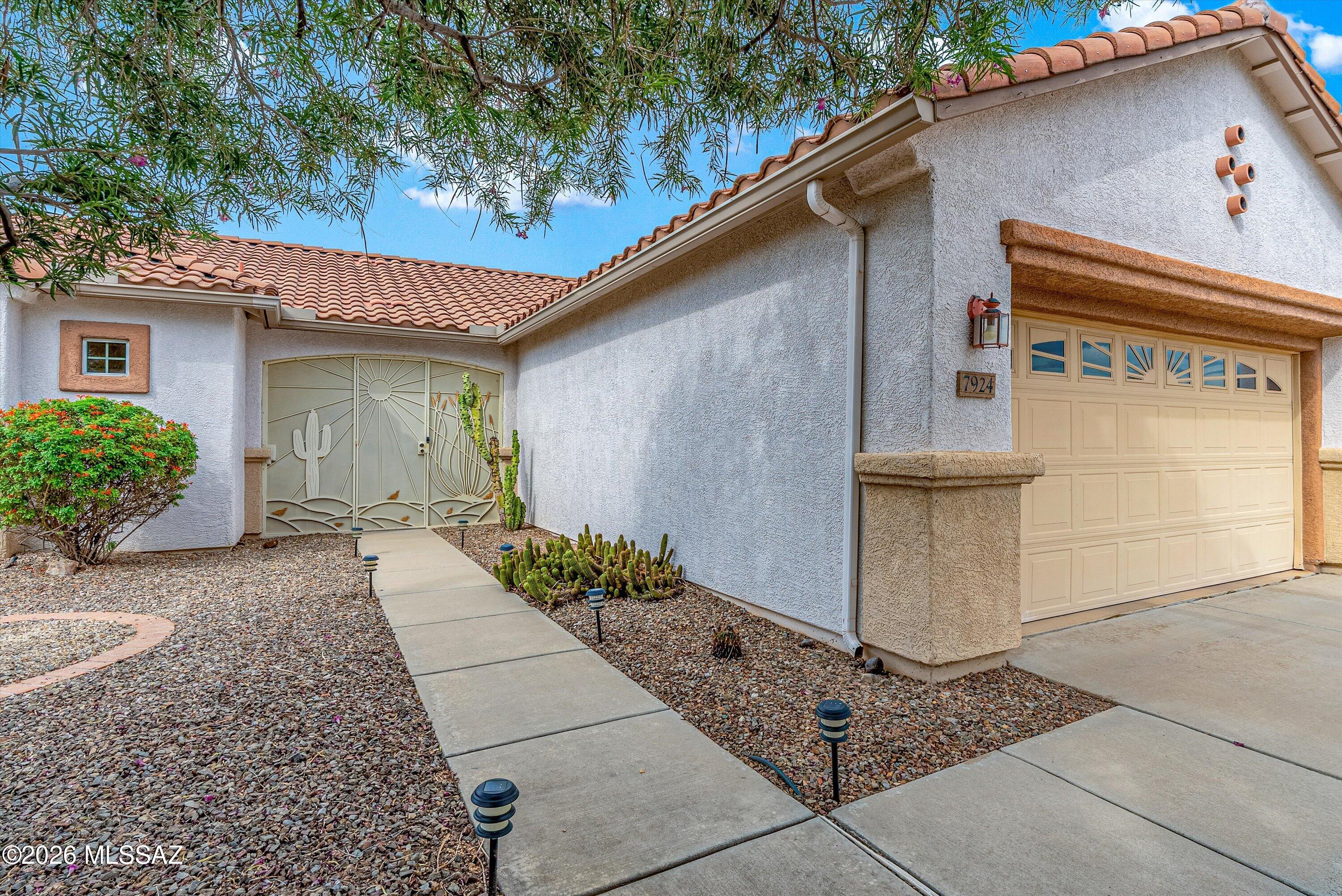 This 1,817 sq. ft. Lantana model offers an excellent opportunity to own a home in the desirable Del Webb Sunflower active adult community at an attractive price. Featuring 2 bedrooms and 2 bathrooms with a den and dining area, this home is ready for someone with vision to bring it to life and make it their own. This home offers a functional layout with plenty of potential. Current finishes include Formica countertops, tile and carpet flooring,  making this an ideal opportunity for a buyer looking to add their personal style and build equity through updates. While there are possibilities for upgrades, the home provides a solid move in ready starting point in a wonderful 55+ community. Enjoy all that Sunflower has to offer!