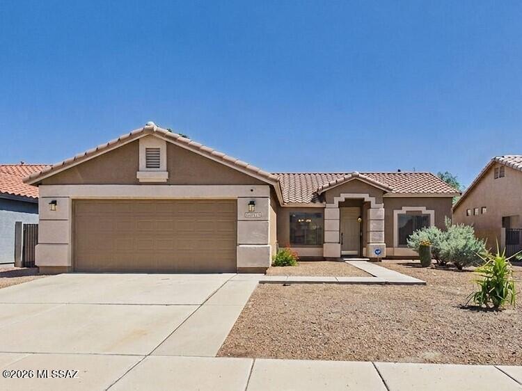 Welcome to this beautifully updated, move-in-ready home located in the highly desirable Continental Ranch community! One of the home's most valuable upgrades is the brand-new roof installed in 2026, providing added comfort and peace of mind for years to come. As you step inside, you'll be greeted by a bright and inviting interior featuring tile flooring throughout, fresh interior paint, custom white blinds, and a spacious open-concept layout that is perfect for both everyday living and entertaining. The light-filled kitchen is equipped with stainless steel appliances and offers a welcoming space to prepare meals and gather with family and friends. Additional major improvements include a new HVAC system and a new 50-gallon water heater, both installed in 2023, as well as a beautifully remodeled primary bathroom. The convenient interior laundry room adds even more functionality to the home. Outside, you'll find spacious front and backyards with plenty of room to relax, entertain, or create your own outdoor retreat. The backyard also features raised planter beds, making it ready for gardening and growing your favorite flowers, herbs, or vegetables. Residents of Continental Ranch can enjoy fantastic community amenities, including swimming pools, tennis courts, playgrounds, and more. With its thoughtful updates, comfortable layout, generous outdoor space, and wonderful neighborhood amenities, this home truly offers something for everyone. Don't miss the opportunity to make it yours--this beautiful home won't last long!