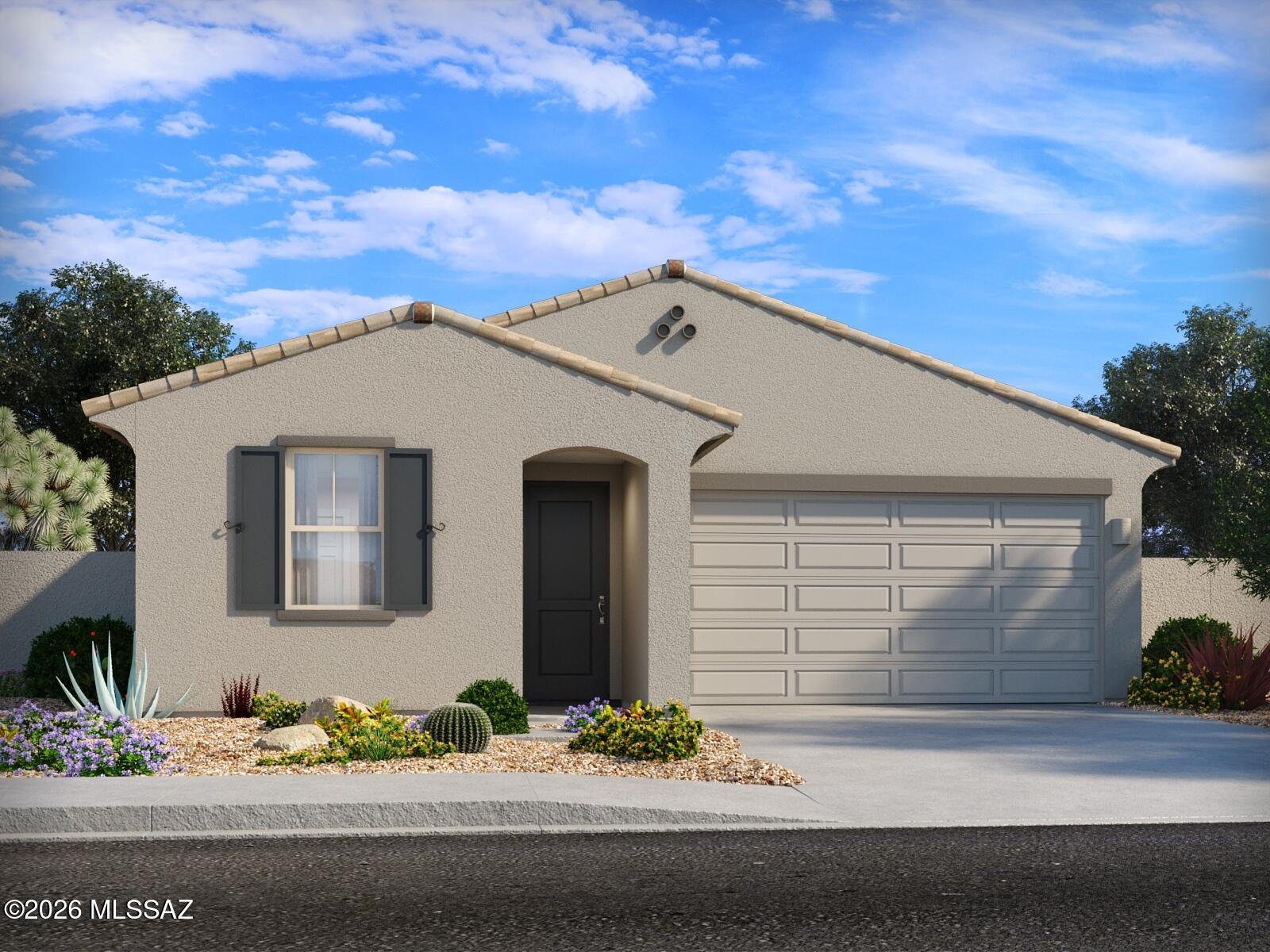 Brand new, energy-efficient home available by Jun 2026!  The teen room makes the perfect additional living area for homework, TV or gaming.  Enjoy dual sinks and a walk-in closet in the primary suite.  Mandarina is now selling in Marana, AZ.  This master-planned community will feature amenities such as a swimming pool, pickleball courts, playgrounds, dog park and more.  Move-in ready with a washer, dryer, fridge, and whole-home blinds; closing in 60 days or less - guaranteed.  We'll reimburse up to $5,000 for delays we cause.  Each of our homes is built with innovative, energy-efficient features designed to help you enjoy more savings, better health, real comfort and peace of mind.