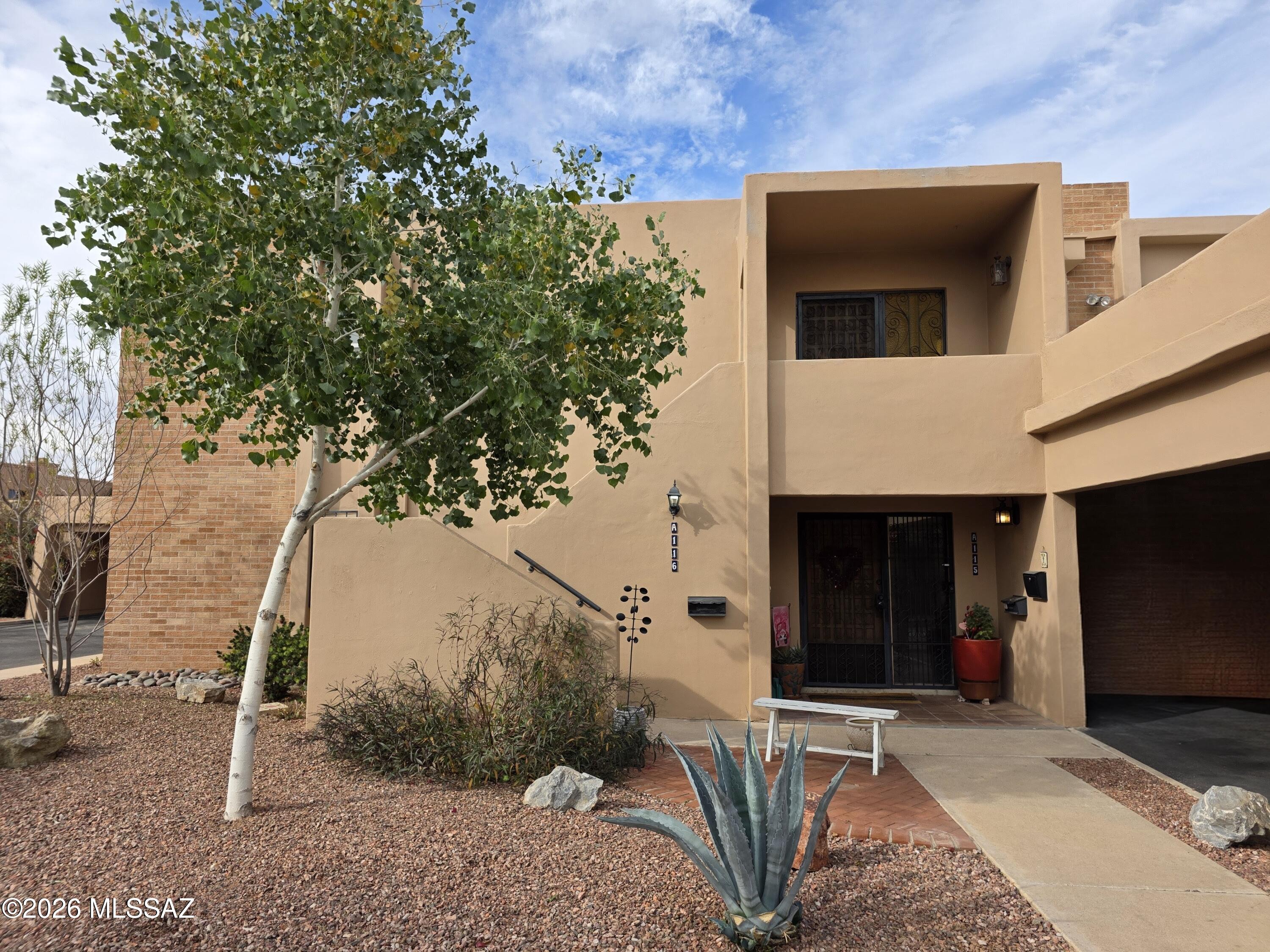 Great opportunity to own a HUD Home, save thousands! Price Reduced! Bright, spacious condo in a prime central Tucson location. Huge living area filled with natural light features a gas fireplace and sliders to a large private balcony. Every bedroom plus the dining room has its own balcony. Spacious kitchen with stainless steel appliances. Primary suite offers dual sinks and generous closet space. Back door and balcony overlooks the community pool w/ covered seating area. Includes 2 covered parking spaces and a private storage room just across the street. Please see attached MLS Addenda for property specific disclosures & repairs. Bidding on a HUD Home is quick & easy! Buyers or agents please call for help with any part of the bidding process.