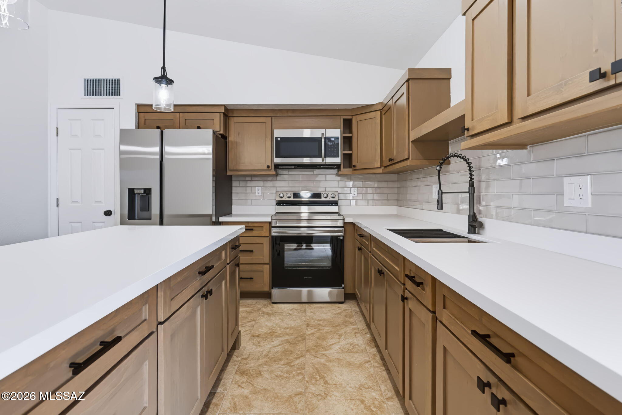 Completely remodeled 2-bedroom, 1-bath home offering modern updates and comfortable living. The beautifully updated kitchen features quartz countertops and custom alder cabinetry, creating a warm and stylish space. Major improvements include a brand-new HVAC system and durable metal roof, providing added comfort and peace of mind. The home also includes a refrigerator, washer, and dryer, making it move-in ready. With its tasteful renovations and updated systems, this property is an excellent opportunity for a buyer looking for a turnkey home.
Owner/Agent