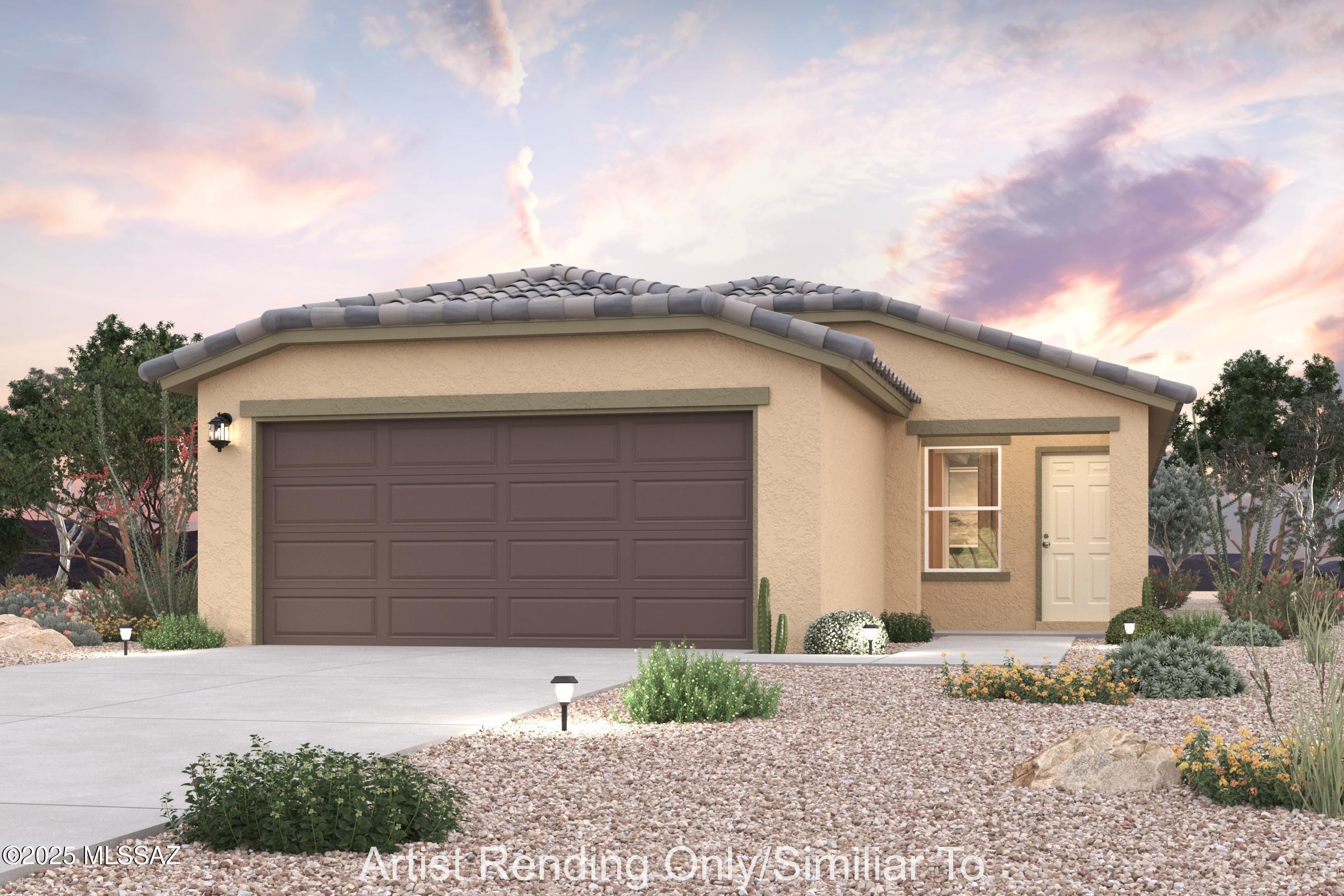 Discover Your Dream Home in the Entrada Del Toro West! The Hayden Plan offers a seamless open-concept design that integrates Living, Dining, and Kitchen areas--perfect for hosting guests or relaxing in comfort. The Kitchen boasts beautiful cabinetry, quartz countertops, and LG appliances. Retreat to the tranquil primary suite featuring dual vanity sinks and a spacious walk-in closet. Two additional bedrooms and a charming, covered patio complete this exceptional home. Enjoy energy-efficient Low E windows and a two-car garage.