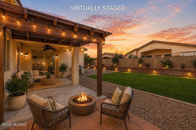 **Major price improvement motivated sellers **NEW HVAC AND HOT WATER HEATER**
Rare 5BD/3BA home in the gated Sweetwater community in the Foothills, offering serene desert living with stunning mountain views. This 9'+ ceiling home features a bright, open layout ideal for large or multi-generational households.

The kitchen is equipped with quartz countertops, stainless steel appliances, and a breakfast nook. The spacious primary suite includes walk-in closets and a dual-vanity bath. Enjoy a large backyard with extended patio and pergola, perfect for relaxing or entertaining.

Additional highlights include fully serviced HVAC and professionally cleaned carpets. HOA amenities include gated access, pool, park, and walking trails.