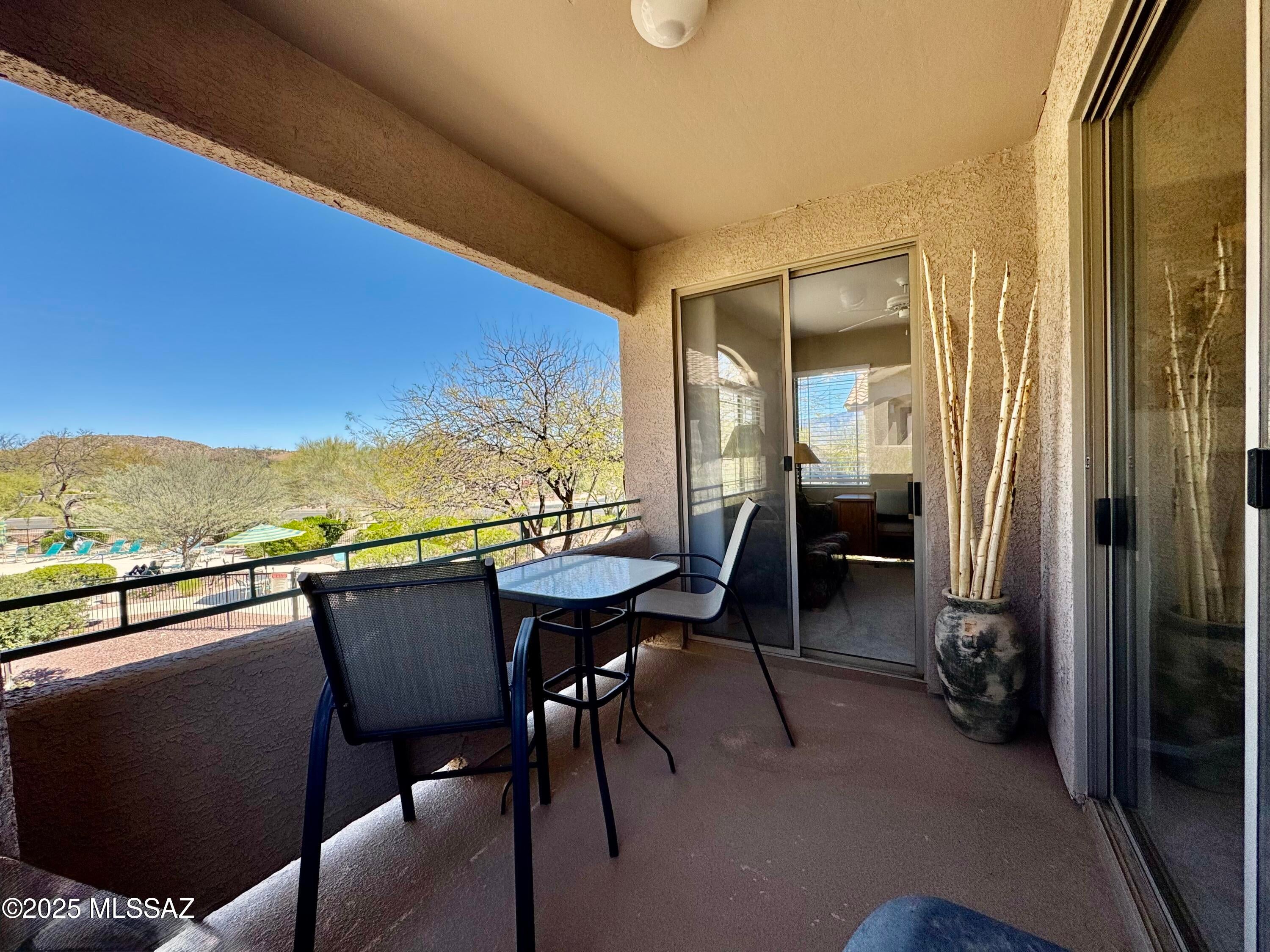 FULLY FURNISHED!!! 

Welcome to your dream retreat in the heart of Oro Valley! This beautifully appointed 2nd-floor Vistoso Casita combines comfort, convenience, and Southwest charm--offering the largest floor plan in the community at 1,730 sq. ft. Featuring 3 spacious bedrooms and 2 modern baths, this getaway is perfect for families, couples, or friends seeking a relaxing desert escape. Step inside to find brand-new carpet and blinds, a bright open-concept living space, and tasteful décor designed for comfort and style. The inviting living area is ideal for unwinding after a day of adventure--or enjoying a cozy night in or head just steps away to enjoy the heated pool, spa, and fitness center. Whether you're here for a short getaway, an extended stay, or a seasonal escape, this exceptional home is your perfect desert retreat.

Community amenities include:
Heated pool & spa
Fitness room
Community grill area
Beautifully maintained landscaping
Water, trash, recycling, basic Xfinity cable

Book your stay today and experience the very best of Oro Valley living!

Monthly rates vary based on length of stay and season - please call for the best rates and availability.  

Monthly minimum stays only. 

Utilities included for stays less than 12 months with a cap on the electric of $150 per month.