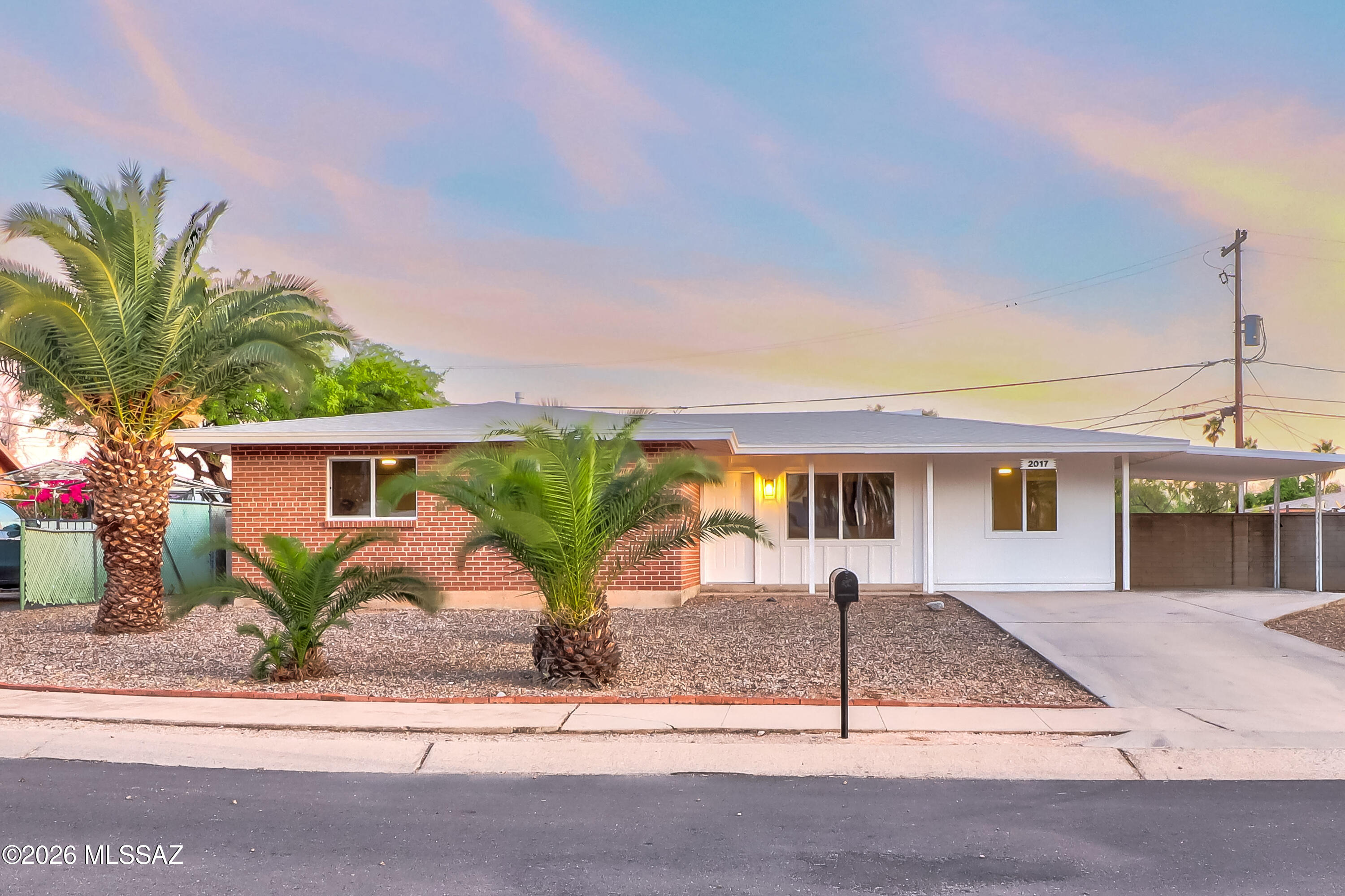 Range priced from $339,500 to $349,500. 

Welcome to the Red Brick Home in Terra Del Sol. This remodeled 4 bedroom, 2 bath home sits in a cul-de-sac and is constructed of solid masonry walls with an almost all new interior. Enjoy new paint, flooring, kitchen cabinets, granite counters, stainless steel appliances, windows, doors, hardware, lighting, electrical trim, plumbing fixtures, toilets, vanities, mirrors...the list goes on. Conveniently located near shopping centers, restaurants, public transportation, and Davis Monthan AFB. Come. See. Stay!