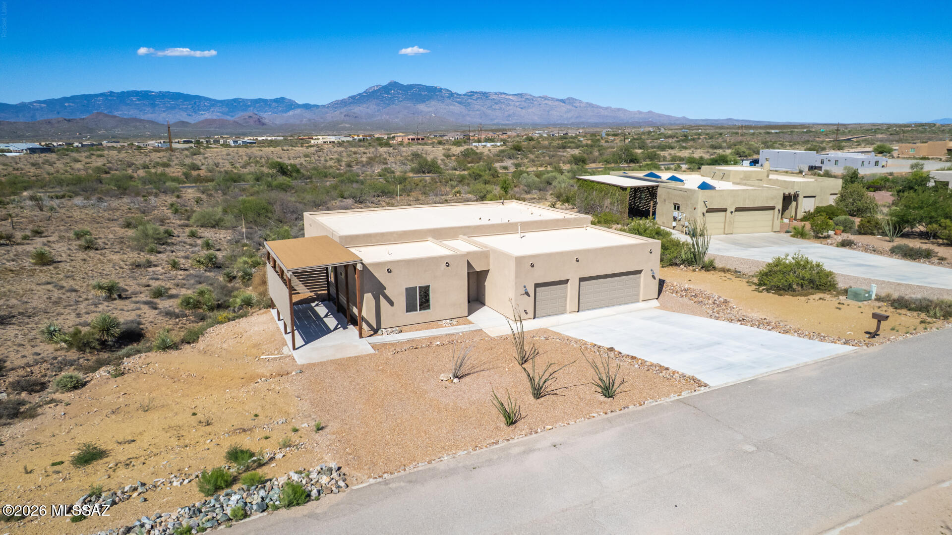Priced at just $232 per square foot compared to the neighborhood average of $287 per square foot, this home offers an exceptional value and a rare opportunity in today's market without compromising on features or location. Luxury desert living on over an acre in the desirable Sonoita Hills at Mountain View Ranch w/ panoramic views of the Rincons & the kind of privacy buyers covet. Located in the award-winning Vail School District this 4-bedroom, 3-bathroom home offers a peaceful setting w/ exceptional mountain views from throughout the home, a beautifully finished backyard w/ pavers, turf, & space designed for both entertaining & comfort. The landscaped front yard features upgraded drainage, while the insulated garage & quality insulation throughout the home creates a quiet, comfortable environment. Enjoy a large 3 car garage, covered RV parking & RV/boat gate while maintaining curb appeal. Thoughtfully designed inside & out, this home combines modern luxury w/ functionality, privacy, & breathtaking scenery. Motivated seller w/options available for permanent or temporary interest rate buy downs.