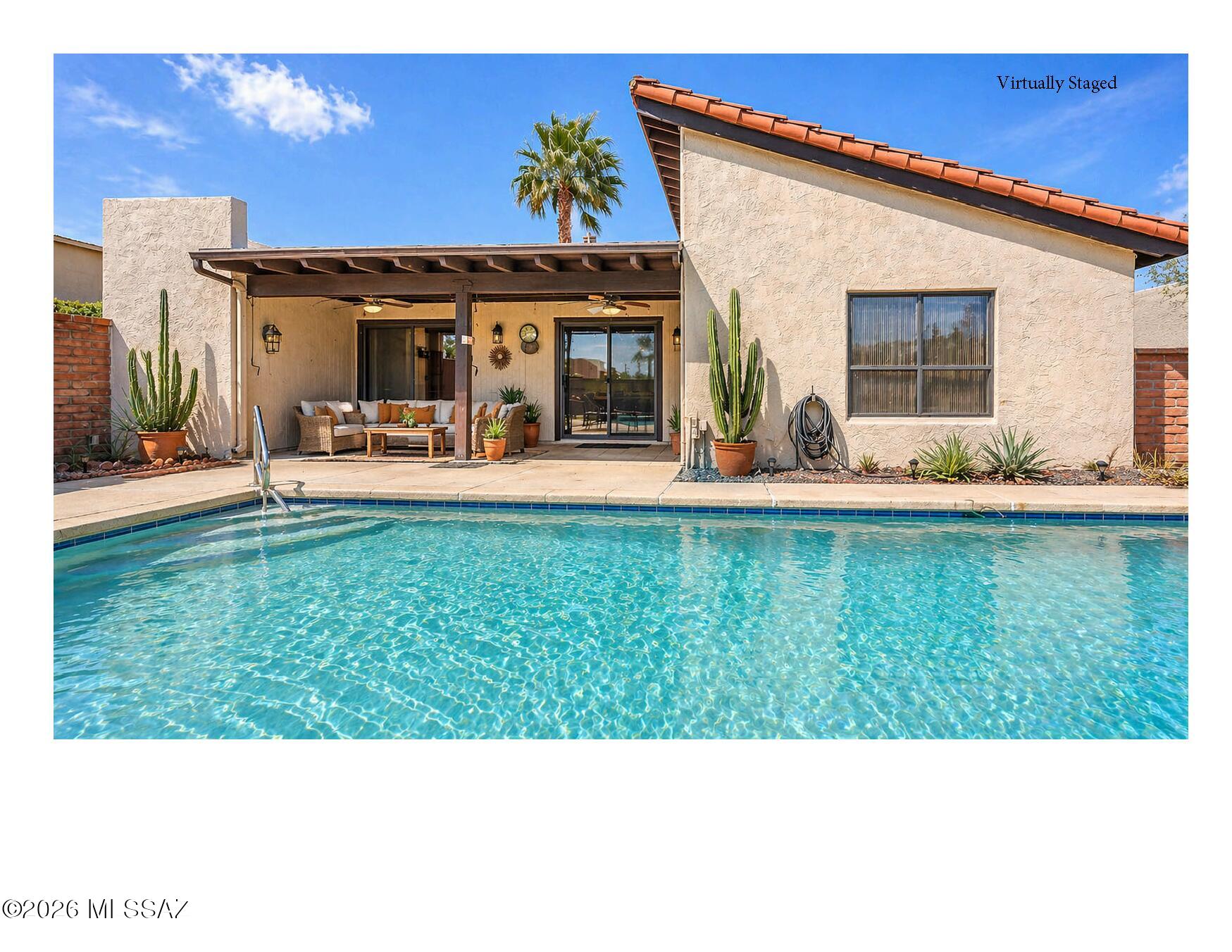 ''Opportunities like this don't come along often--finding a home with a private pool in Green Valley is truly a rare gem. Designed for low-maintenance, quiet living, this home is perfect as a full-time residence or a relaxing winter getaway. Enjoy peace of mind with major updates already completed, including new pool equipment and heater in 2024, as well as a new HVAC system in 2024. The added benefit of solar helps keep pool operating costs down, making it both enjoyable and efficient. A wonderful blend of comfort, convenience, and easy living!'' Motivated seller--bring your offers!''