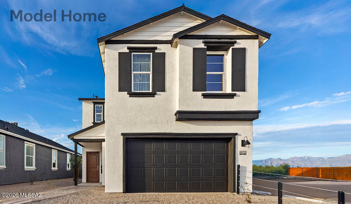 Brand new Construction in Redford estates by D.R. Horton featuring the Gila floor plan. This spacious 2057 sq ft two story home offers 4 bedrooms, 3 full bathrooms, and a 2-car garage. The open concept main floor includes a modern kitchen overlooking the great room, perfect for entertaining. One bedroom and full bath is conveniently located on the first floor, ideal for guests or a home office. Upstairs, enjoy a generous primary suite with walk in closet, plus additional bedrooms and a versatile loft space. Energy-efficient features, contemporary finishes and low maintenance desert landscaping complete this beautiful home. Spray foam insulation and zero energy ready home! Don't miss it!