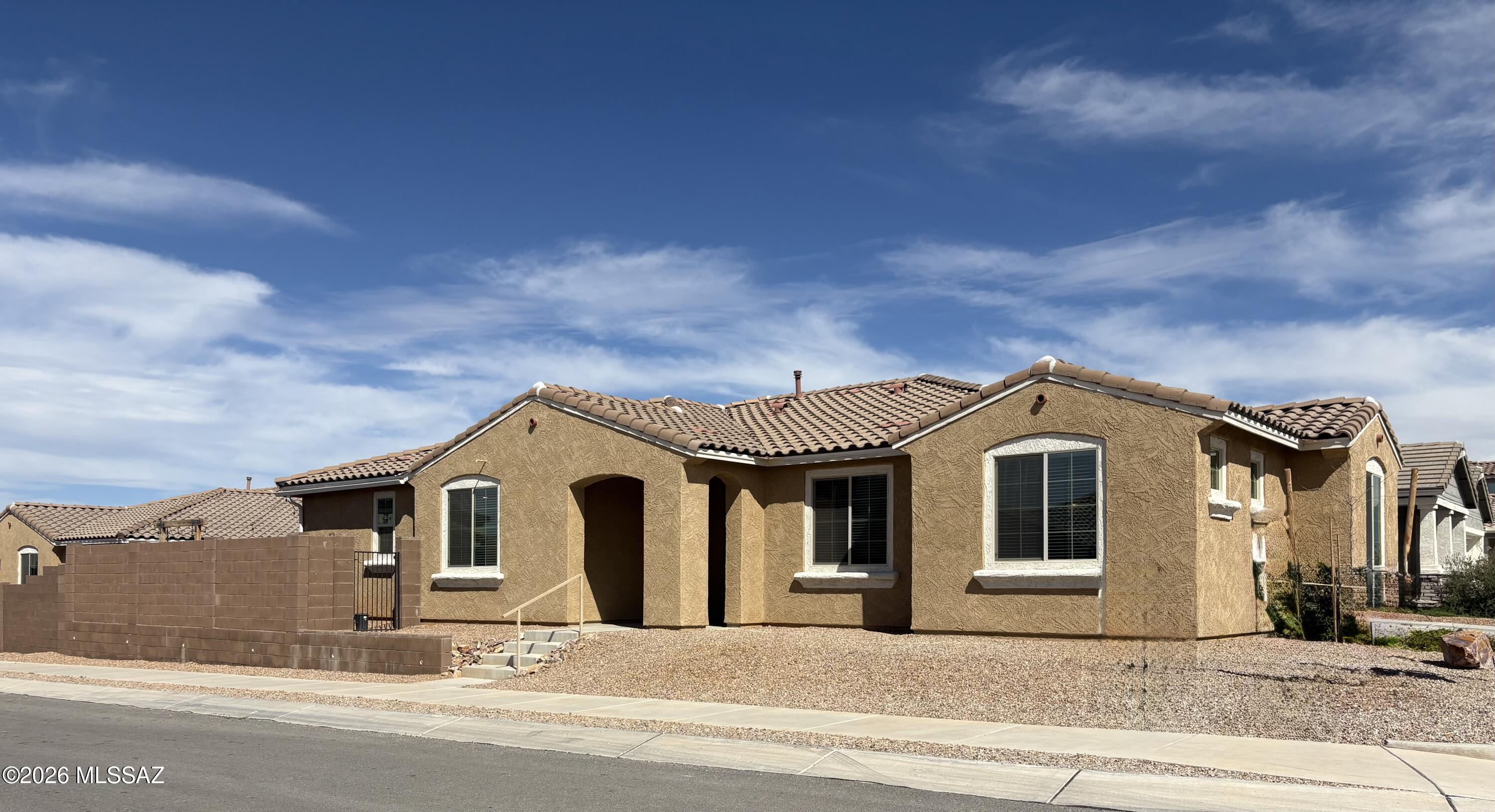 Assumable FHA loan at 4.99%, an Incredible opportunity for qualified buyers! Welcome to this beautifully upgraded 2141 sqft home in the sought-after Saguaro Trails community. Situated on a premium corner lot this home features 4 bedrooms, 2 bathrooms plus a powder room and a bright, open concept floor plan with numerous upgrades throughout, creating the perfect blend of modern style and functionality. The spacious living area flows seamlessly into the gourmet kitchen and cozy dining space, ideal for entertaining or everyday living. High end finishes, upgraded cabinetry, stylish countertops, and thoughtful design details elevate the home while maintaining a warm and inviting feel. Enoy the active, amenity rich lifestyle Saguaro Trails offers with their resort-style pool, splash pad, sports courts, dog park and multiple neighborhood parks spread throughout the community. Located within the Top Preforming Vail Unified School District. Outdoor enthusiasts will love the close proximity to mountain biking and outdoor recreation including the Fantasy Island mountain bike trail The Loop bike path. With nearby shopping and dining this home offers the perfect blend of comfort and convenience